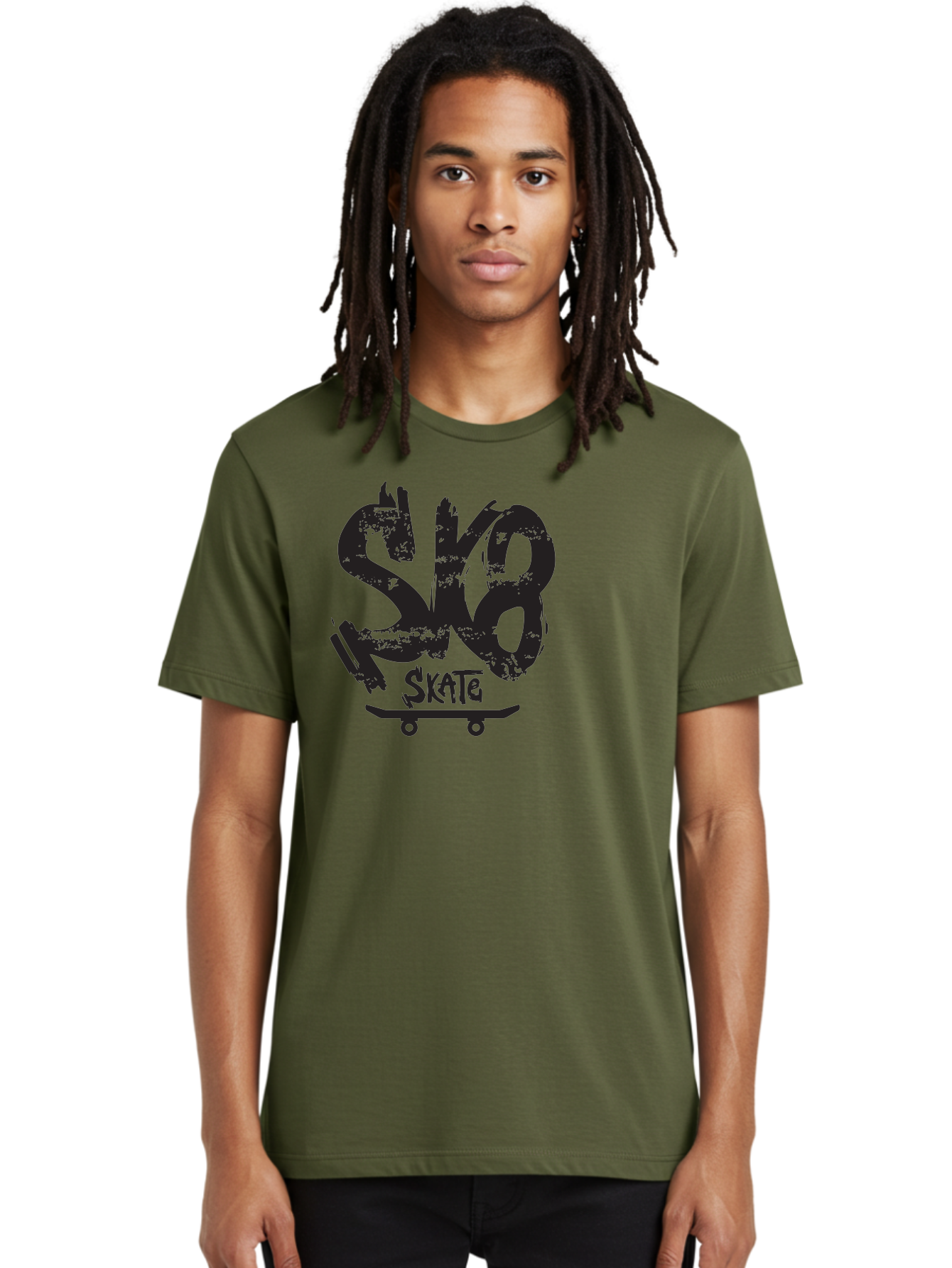 Sk8 Men'S Graphic Tee, 100% Cotton, Comfortable Casual Summer Wear, Machine Washable, Skateboarding Logo, Graffiti Style, Urban Culture, Street Art, Skateboard Graphics, Extreme Sports, Youth Culture, Edgy Design Aac167 8
