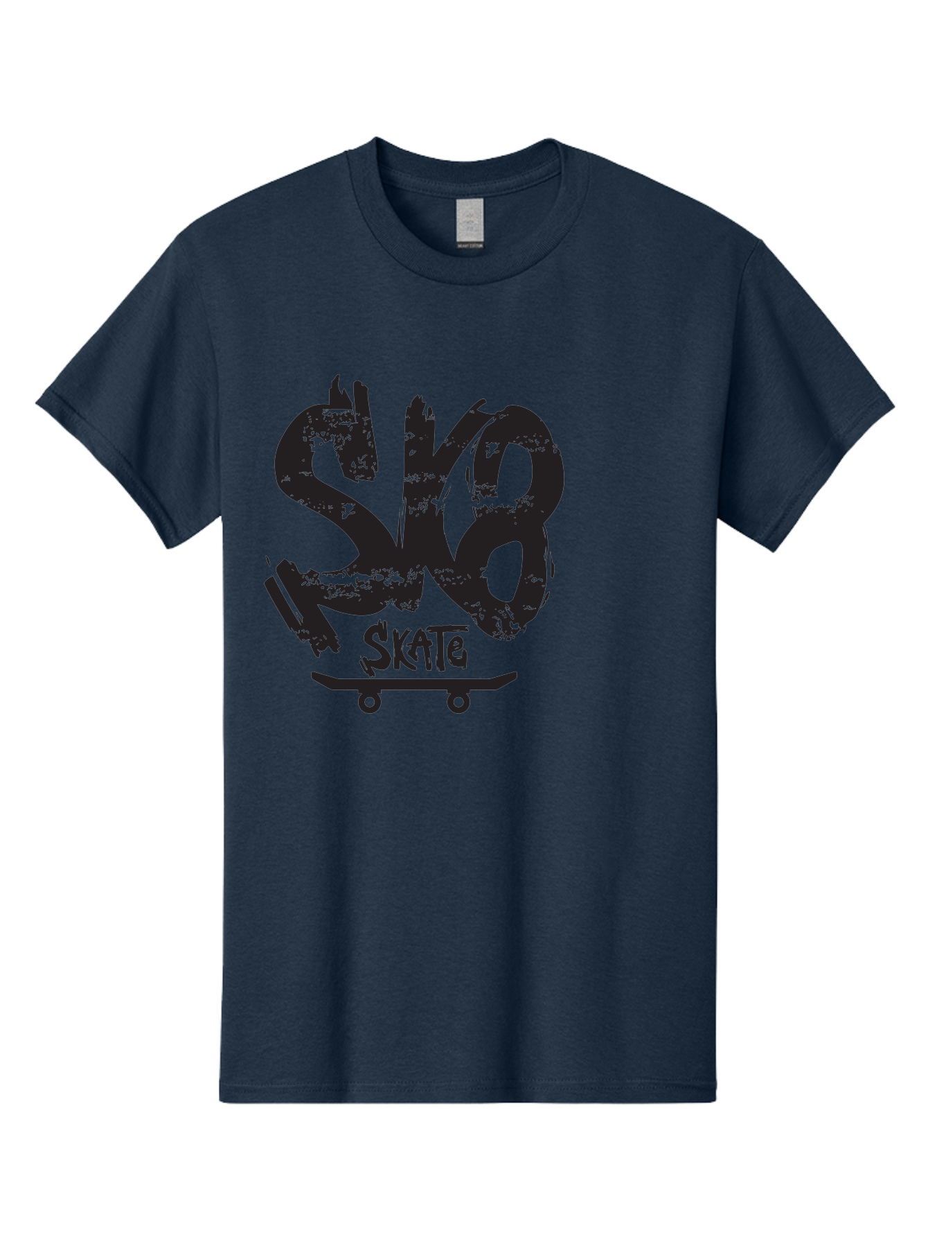 Sk8 Men'S Graphic Tee, 100% Cotton, Comfortable Casual Summer Wear, Machine Washable, Skateboarding Logo, Graffiti Style, Urban Culture, Street Art, Skateboard Graphics, Extreme Sports, Youth Culture, Edgy Design Aac167 11