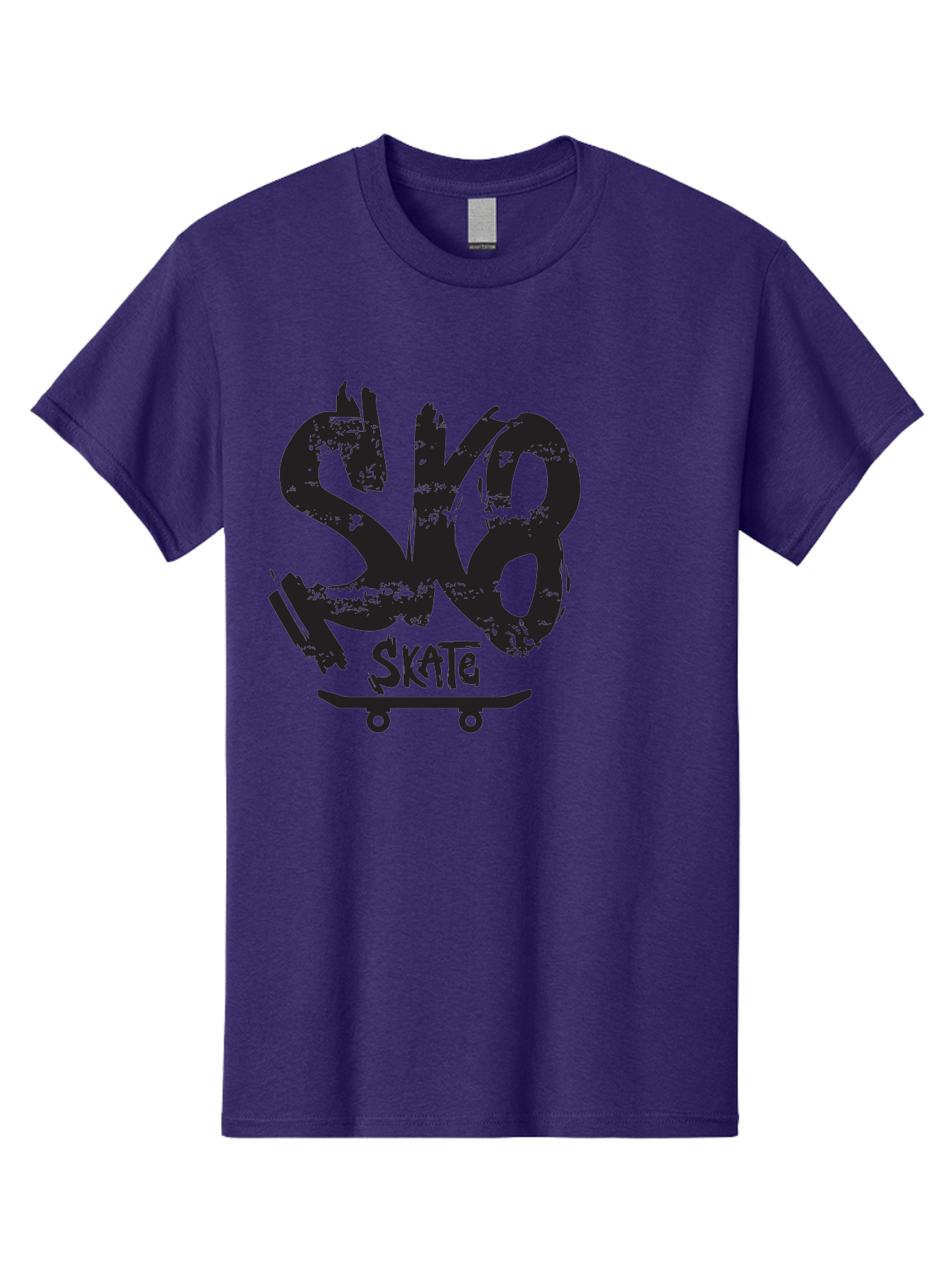 Sk8 Men'S Graphic Tee, 100% Cotton, Comfortable Casual Summer Wear, Machine Washable, Skateboarding Logo, Graffiti Style, Urban Culture, Street Art, Skateboard Graphics, Extreme Sports, Youth Culture, Edgy Design Aac167 9