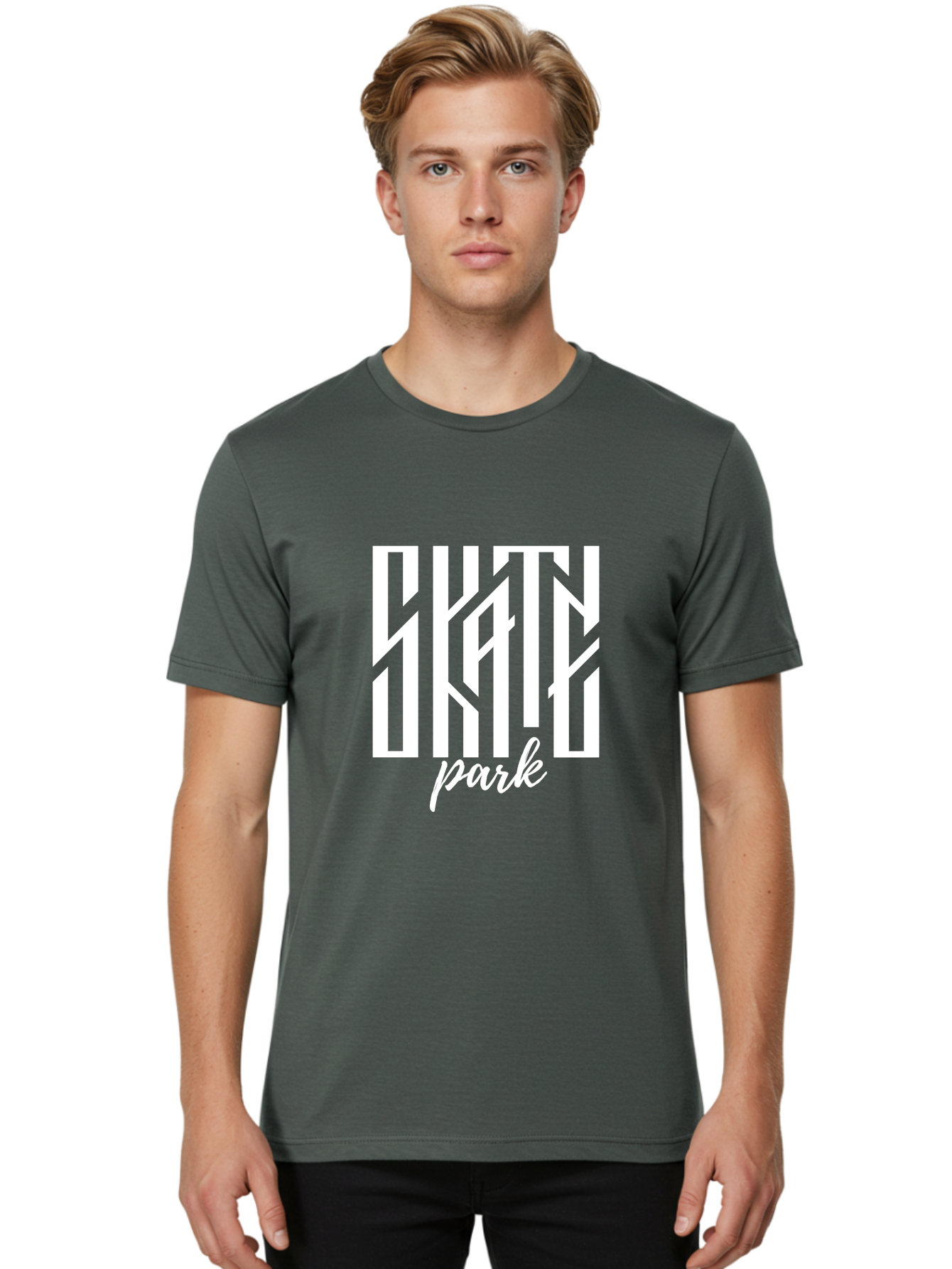 Skate-Park Men'S Graphic Tee, 100% Cotton, Comfortable Casual Summer Wear, Machine Washable, Skateboarding, Extreme Sports, Action Sports, Skate Culture, Streetwear Fashion, Skatepark Design, Urban Lifestyle, Skateboarding Community Aac170 16