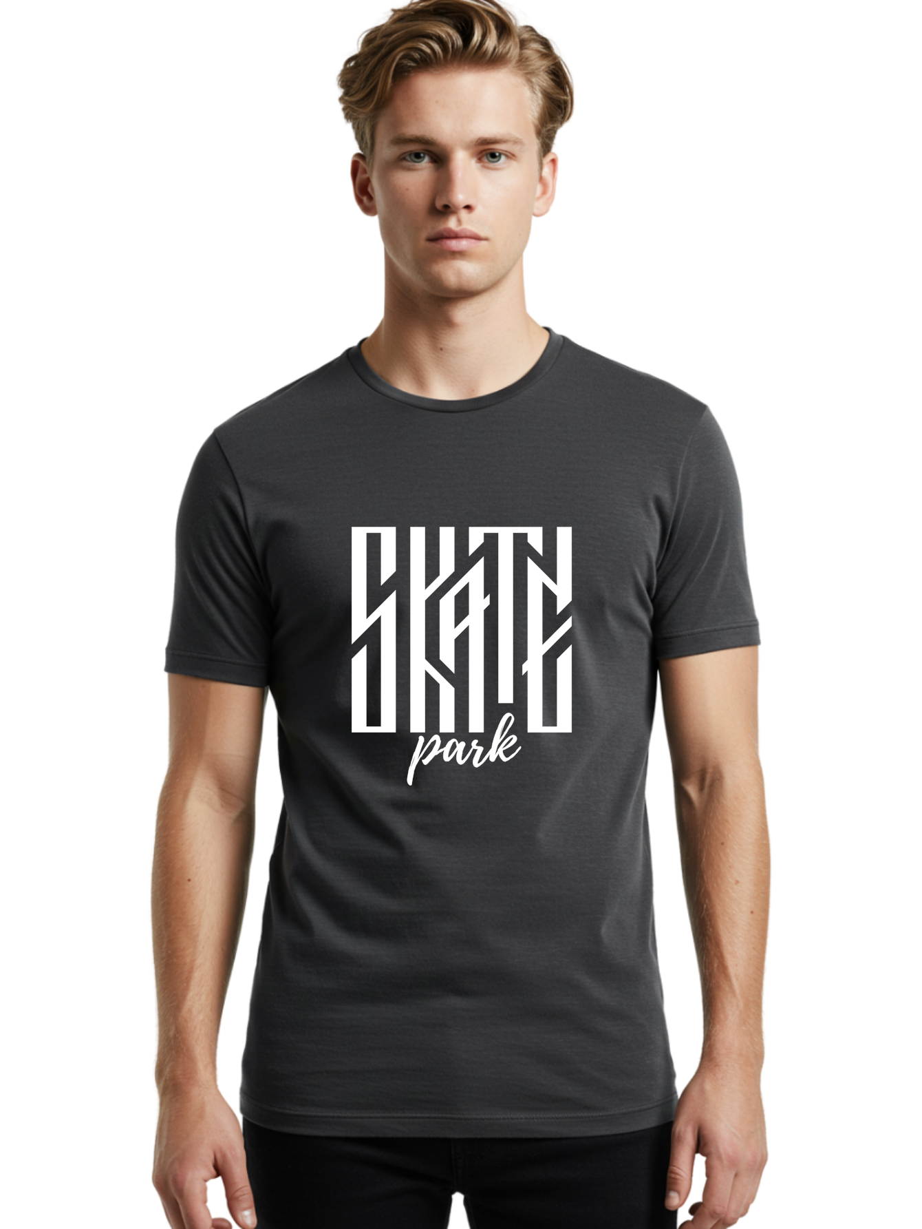 Skate-Park Men'S Graphic Tee, 100% Cotton, Comfortable Casual Summer Wear, Machine Washable, Skateboarding, Extreme Sports, Action Sports, Skate Culture, Streetwear Fashion, Skatepark Design, Urban Lifestyle, Skateboarding Community Aac170 10