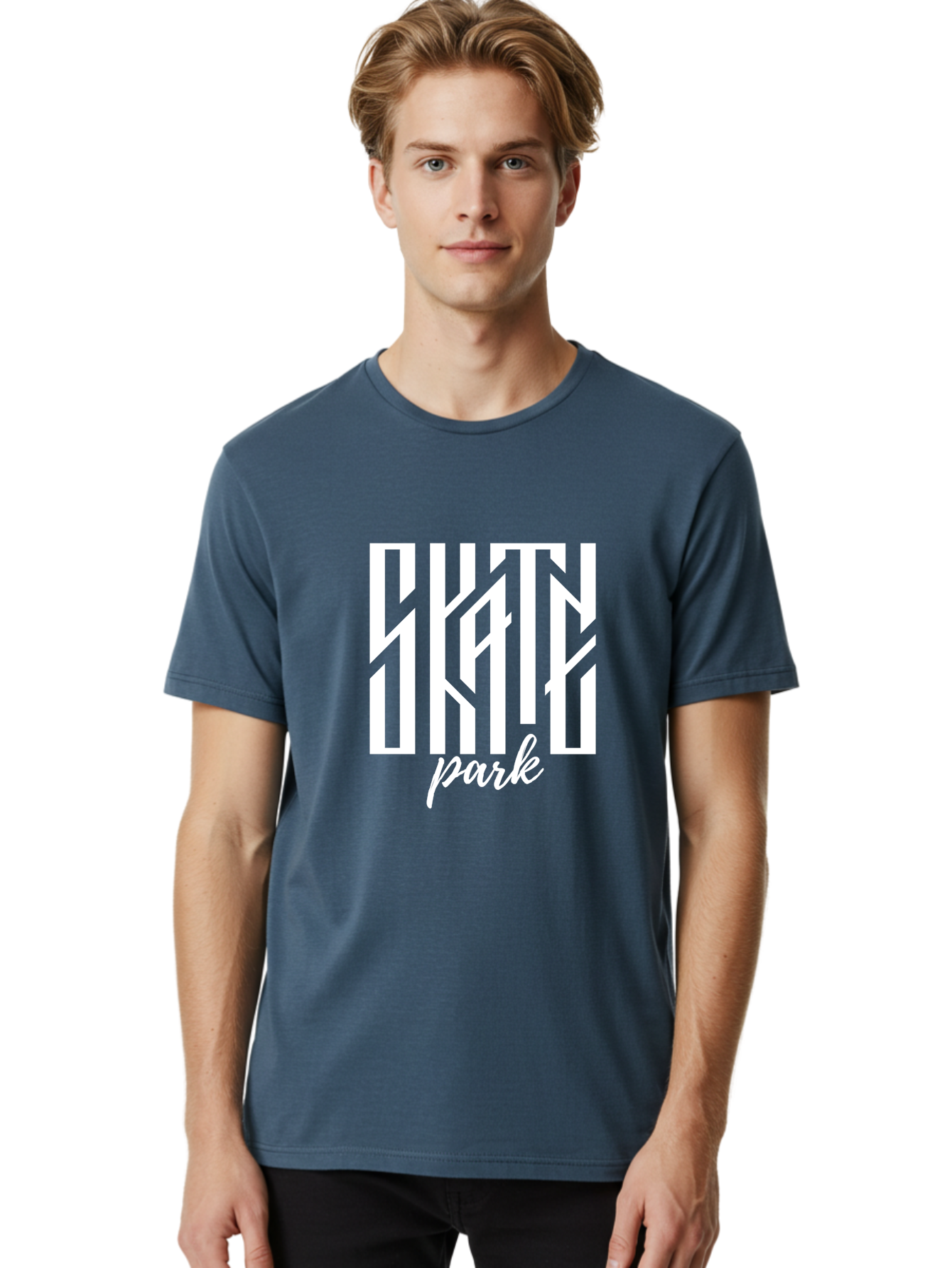 Skate-Park Men'S Graphic Tee, 100% Cotton, Comfortable Casual Summer Wear, Machine Washable, Skateboarding, Extreme Sports, Action Sports, Skate Culture, Streetwear Fashion, Skatepark Design, Urban Lifestyle, Skateboarding Community Aac170 4