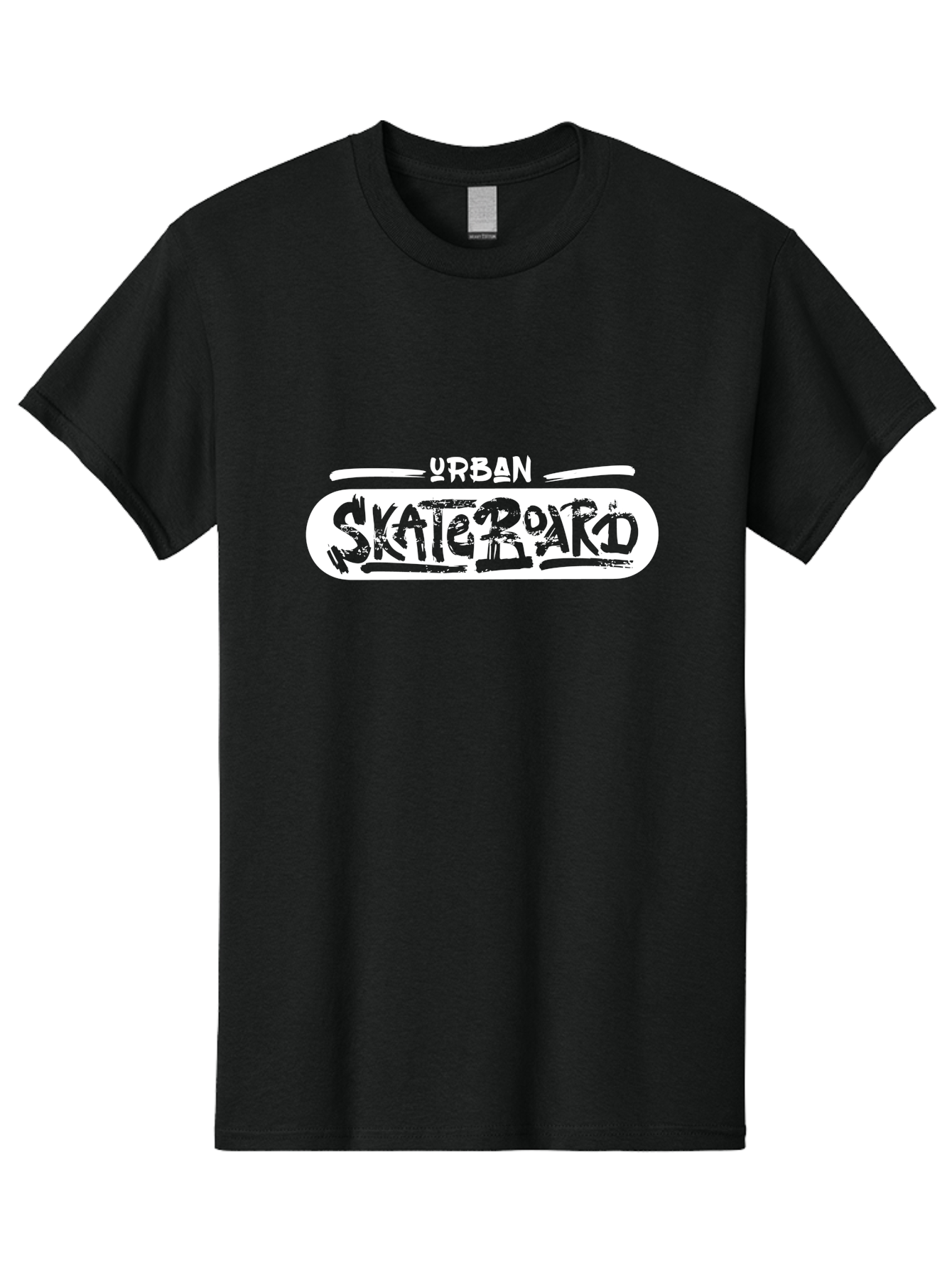 Urban-Skateboard Men'S Graphic Tee, 100% Cotton, Comfortable Casual Summer Wear, Machine Washable, Skateboarding Culture, Urban Lifestyle, Streetwear Fashion, Skateboard Graphics, Graffiti Art, Youth Culture, Skateboarding Community, Aac174 15