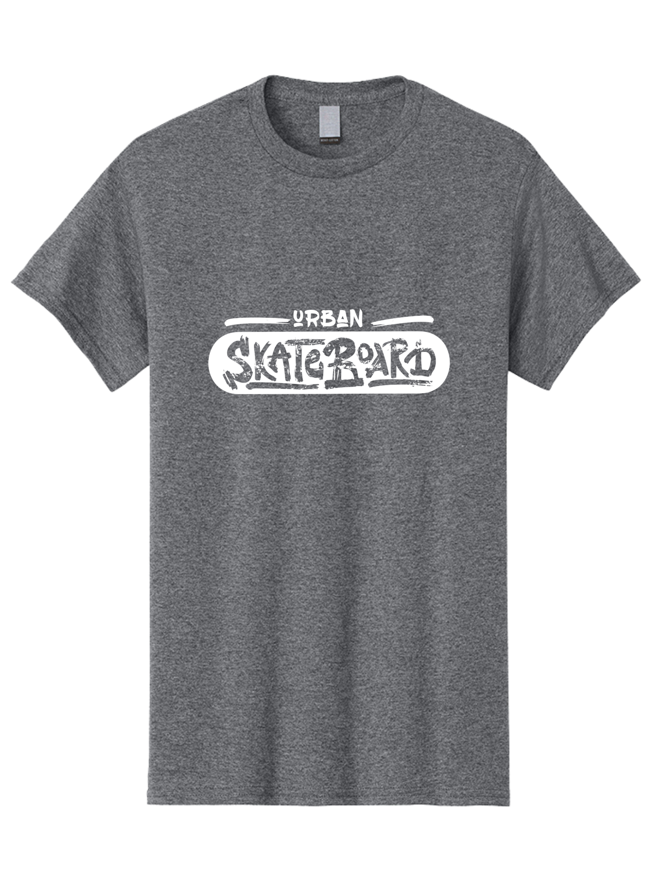 Urban-Skateboard Men'S Graphic Tee, 100% Cotton, Comfortable Casual Summer Wear, Machine Washable, Skateboarding Culture, Urban Lifestyle, Streetwear Fashion, Skateboard Graphics, Graffiti Art, Youth Culture, Skateboarding Community, Aac174 3