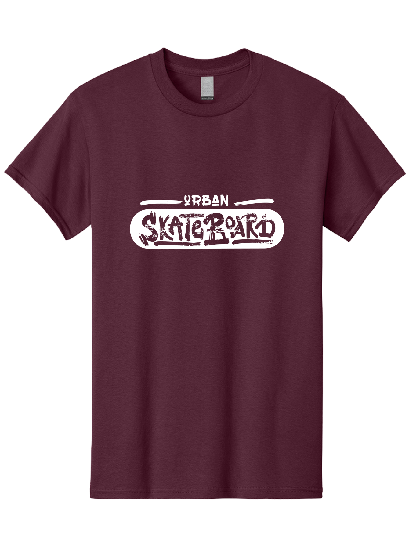Urban-Skateboard Men'S Graphic Tee, 100% Cotton, Comfortable Casual Summer Wear, Machine Washable, Skateboarding Culture, Urban Lifestyle, Streetwear Fashion, Skateboard Graphics, Graffiti Art, Youth Culture, Skateboarding Community, Aac174 23