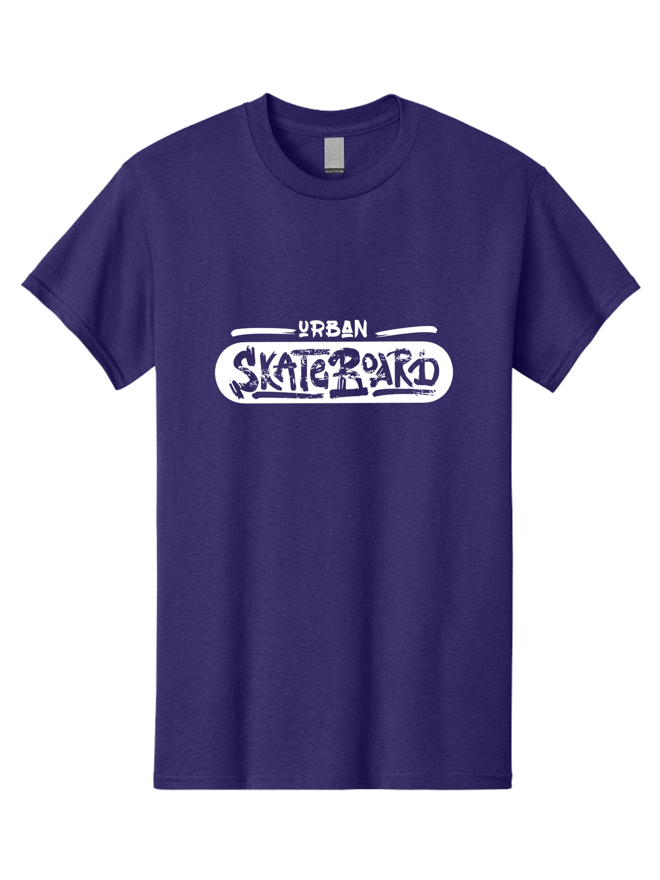 Urban-Skateboard Men'S Graphic Tee, 100% Cotton, Comfortable Casual Summer Wear, Machine Washable, Skateboarding Culture, Urban Lifestyle, Streetwear Fashion, Skateboard Graphics, Graffiti Art, Youth Culture, Skateboarding Community, Aac174 1