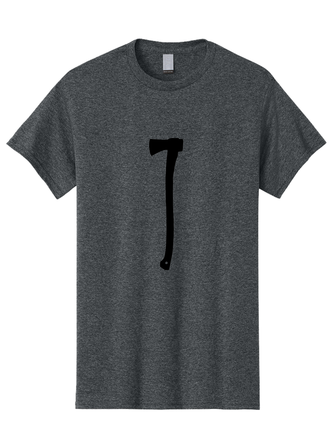 Axe Men'S Graphic Tee, 100% Cotton, Comfortable Casual Summer Wear, Machine Washable, Axe Silhouette, Black Axe, Hatchet Symbol, Lumberjack Tool, Chopping Axe, Camping Gear, Outdoor Equipment, Wilderness Survival Aac176 3