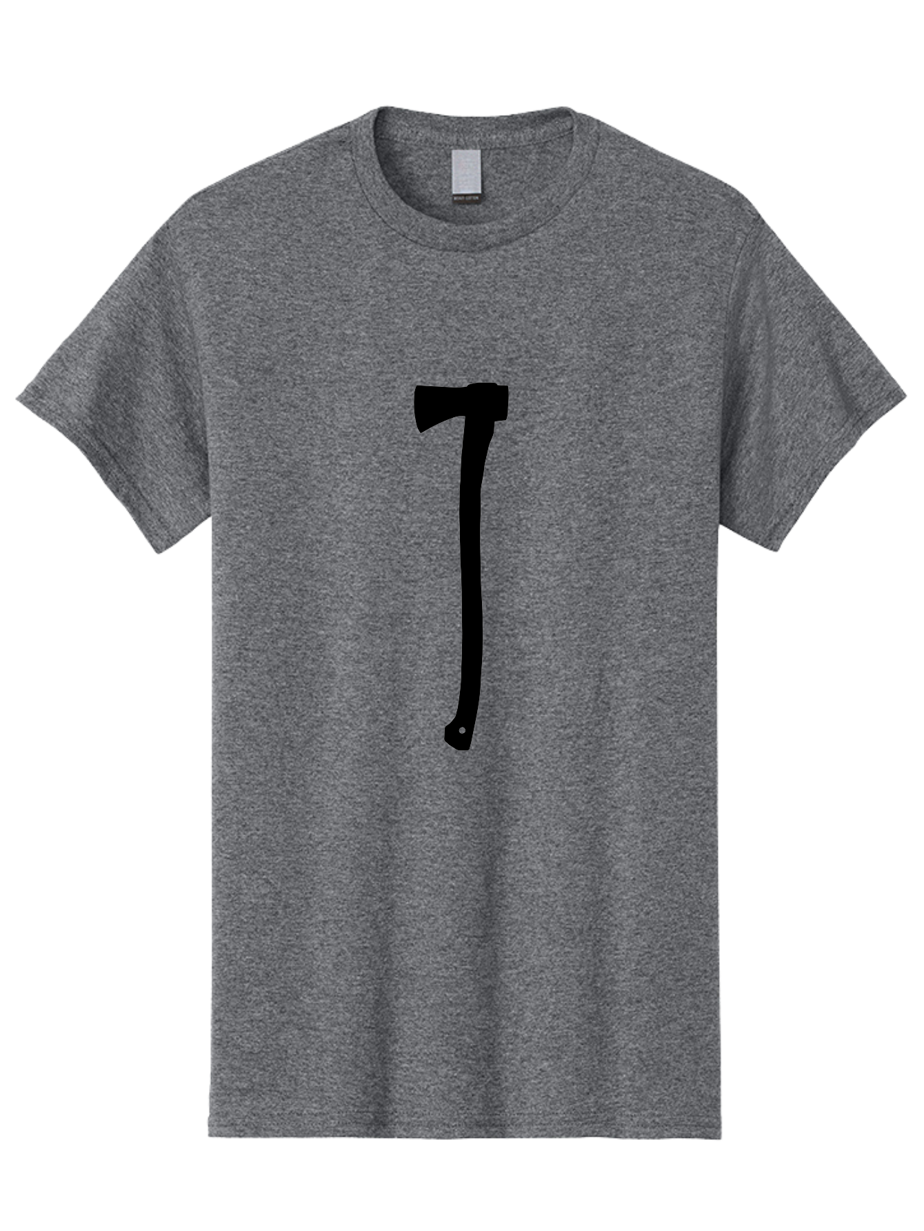 Axe Men'S Graphic Tee, 100% Cotton, Comfortable Casual Summer Wear, Machine Washable, Axe Silhouette, Black Axe, Hatchet Symbol, Lumberjack Tool, Chopping Axe, Camping Gear, Outdoor Equipment, Wilderness Survival Aac176 25