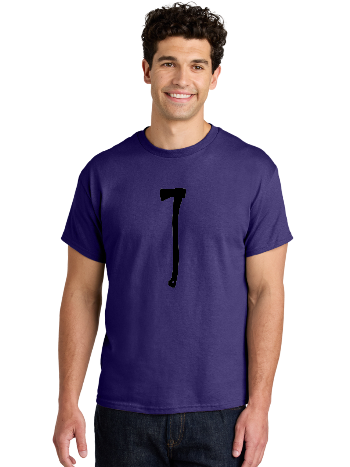 Axe Men'S Graphic Tee, 100% Cotton, Comfortable Casual Summer Wear, Machine Washable, Axe Silhouette, Black Axe, Hatchet Symbol, Lumberjack Tool, Chopping Axe, Camping Gear, Outdoor Equipment, Wilderness Survival Aac176 8