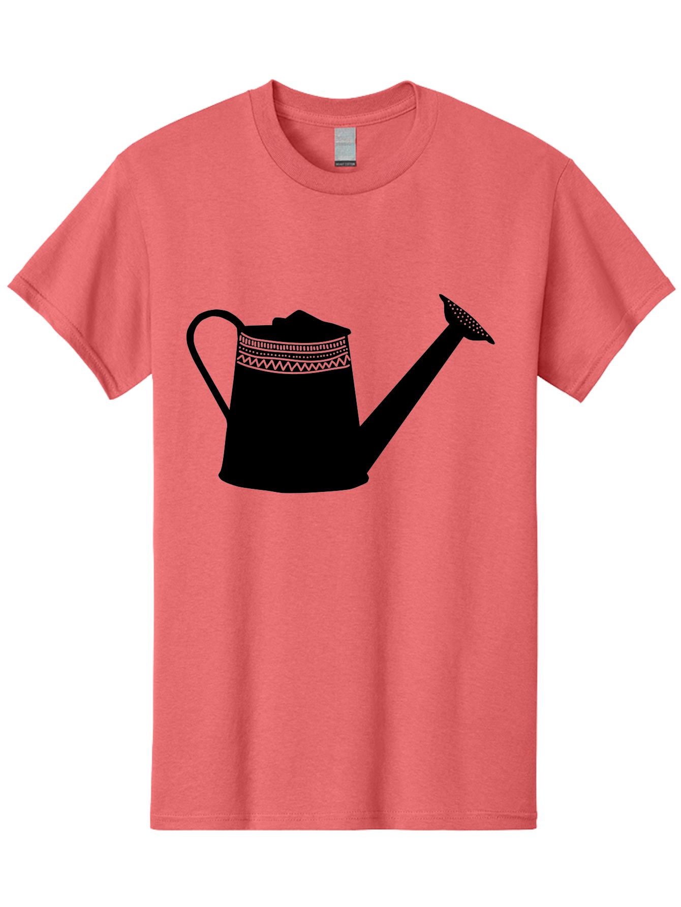 Watering-Can Men'S Graphic Tee, 100% Cotton, Comfortable Casual Summer Wear, Machine Washable, Watering Can, Gardening Tools, Nursery Equipment, Decorative Patterns, Geometric Designs, Garden Care, Plant Watering Aac248 19