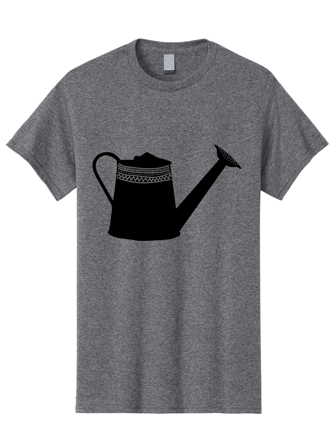 Watering-Can Men'S Graphic Tee, 100% Cotton, Comfortable Casual Summer Wear, Machine Washable, Watering Can, Gardening Tools, Nursery Equipment, Decorative Patterns, Geometric Designs, Garden Care, Plant Watering Aac248 25