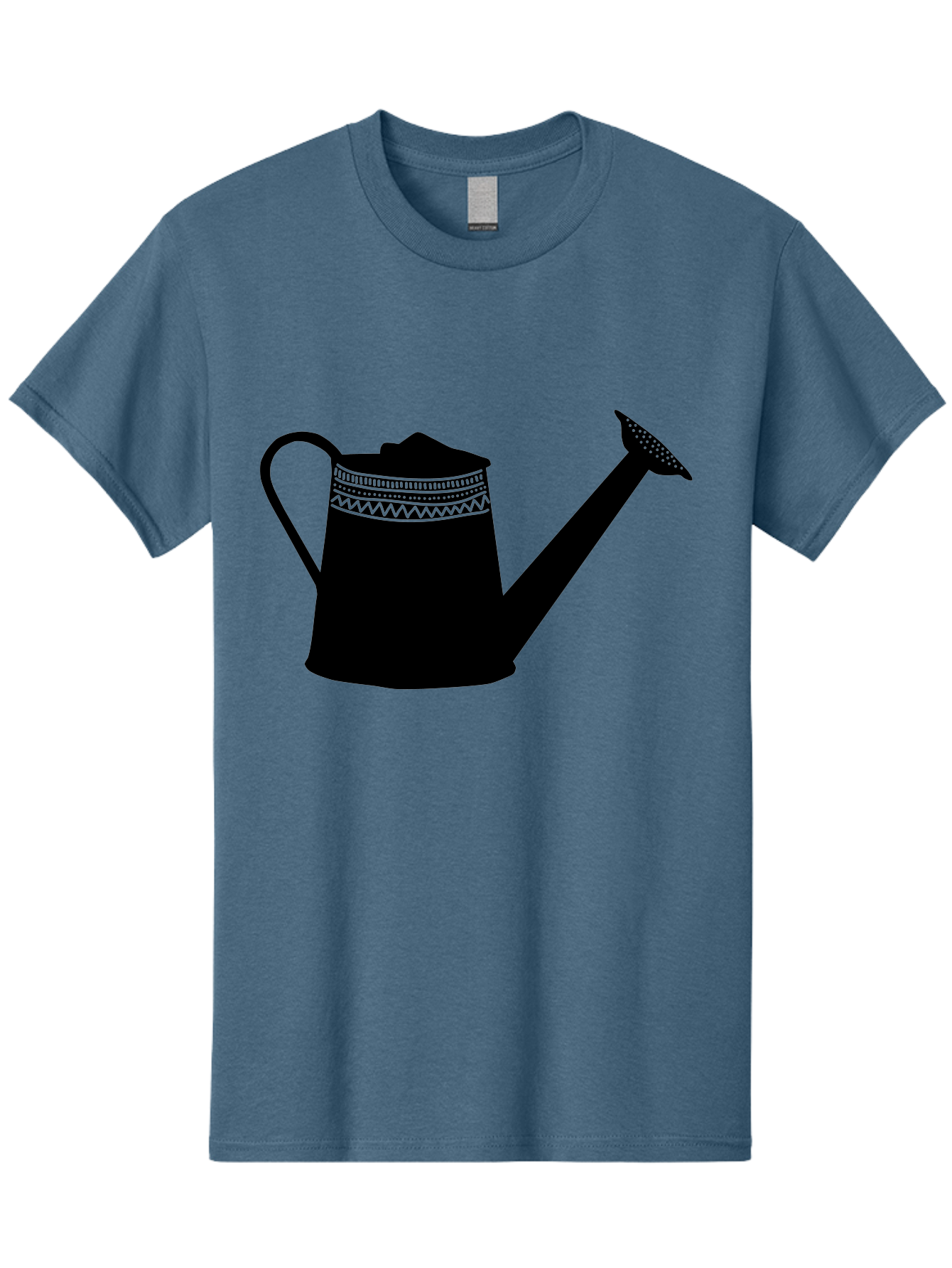 Watering-Can Men'S Graphic Tee, 100% Cotton, Comfortable Casual Summer Wear, Machine Washable, Watering Can, Gardening Tools, Nursery Equipment, Decorative Patterns, Geometric Designs, Garden Care, Plant Watering Aac248 27