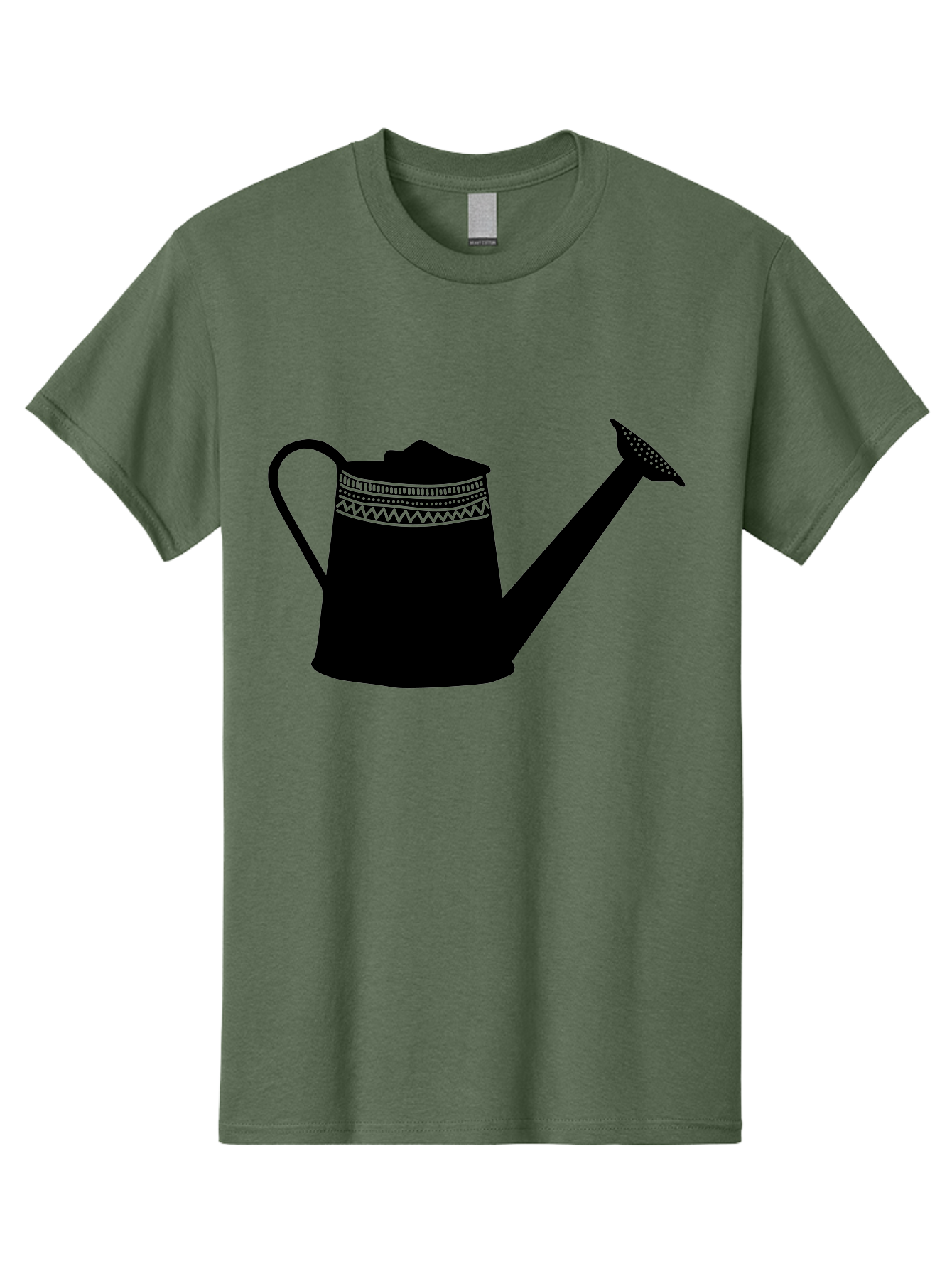 Watering-Can Men'S Graphic Tee, 100% Cotton, Comfortable Casual Summer Wear, Machine Washable, Watering Can, Gardening Tools, Nursery Equipment, Decorative Patterns, Geometric Designs, Garden Care, Plant Watering Aac248 11