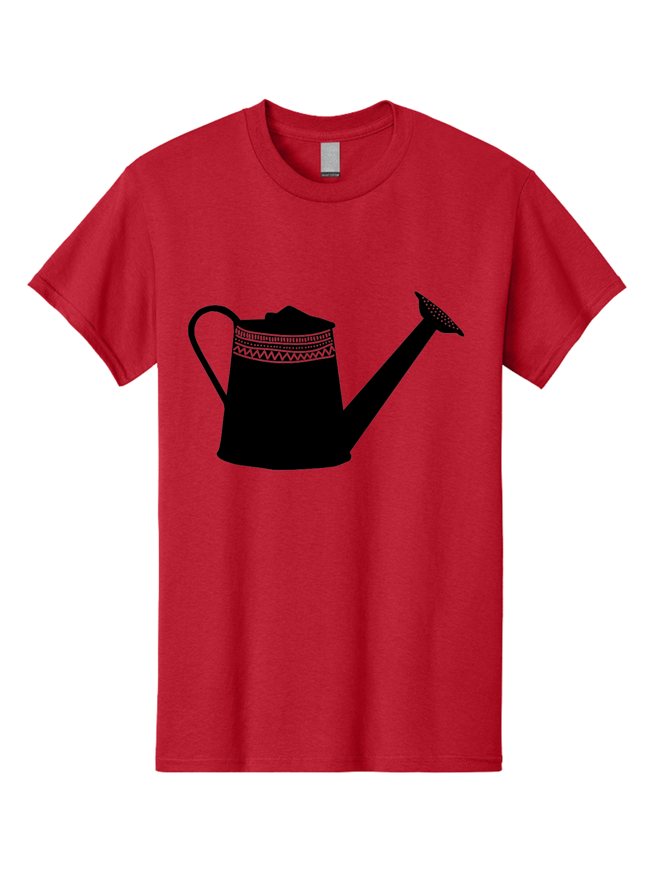 Watering-Can Men'S Graphic Tee, 100% Cotton, Comfortable Casual Summer Wear, Machine Washable, Watering Can, Gardening Tools, Nursery Equipment, Decorative Patterns, Geometric Designs, Garden Care, Plant Watering Aac248 9