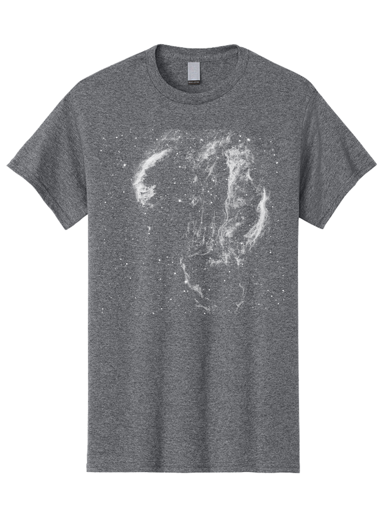 White-Smoke-On-Green Men'S Graphic Tee, 100% Cotton, Comfortable Casual Summer Wear, Machine Washable, Smoke Or Dust Cloud, Abstract Design, White Particles, Dynamic Movement, Textured Effect, Artistic Visualization, Creative Element Aac363 29
