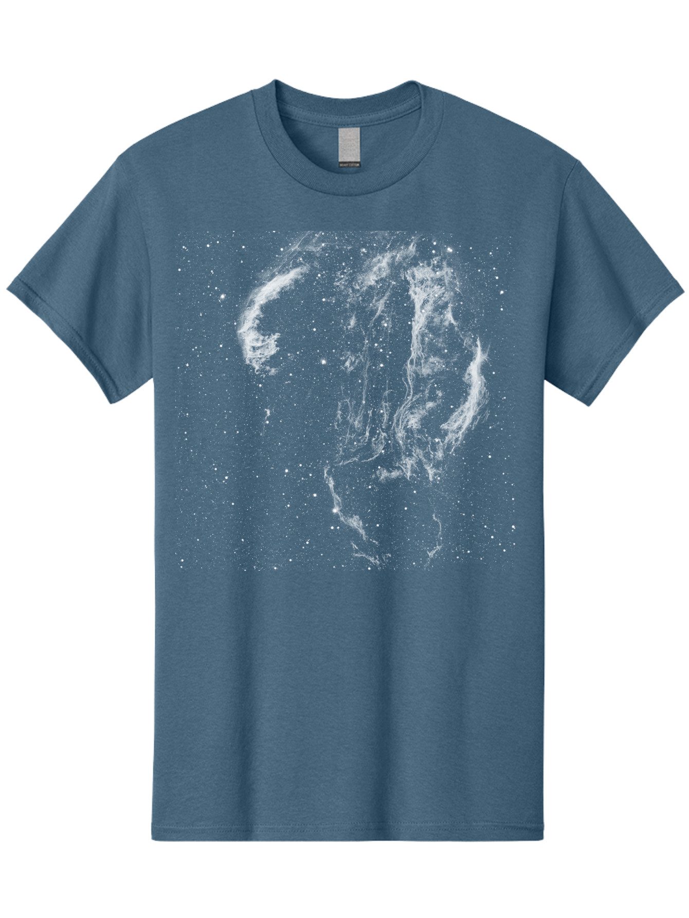 White-Smoke-On-Green Men'S Graphic Tee, 100% Cotton, Comfortable Casual Summer Wear, Machine Washable, Smoke Or Dust Cloud, Abstract Design, White Particles, Dynamic Movement, Textured Effect, Artistic Visualization, Creative Element Aac363 25