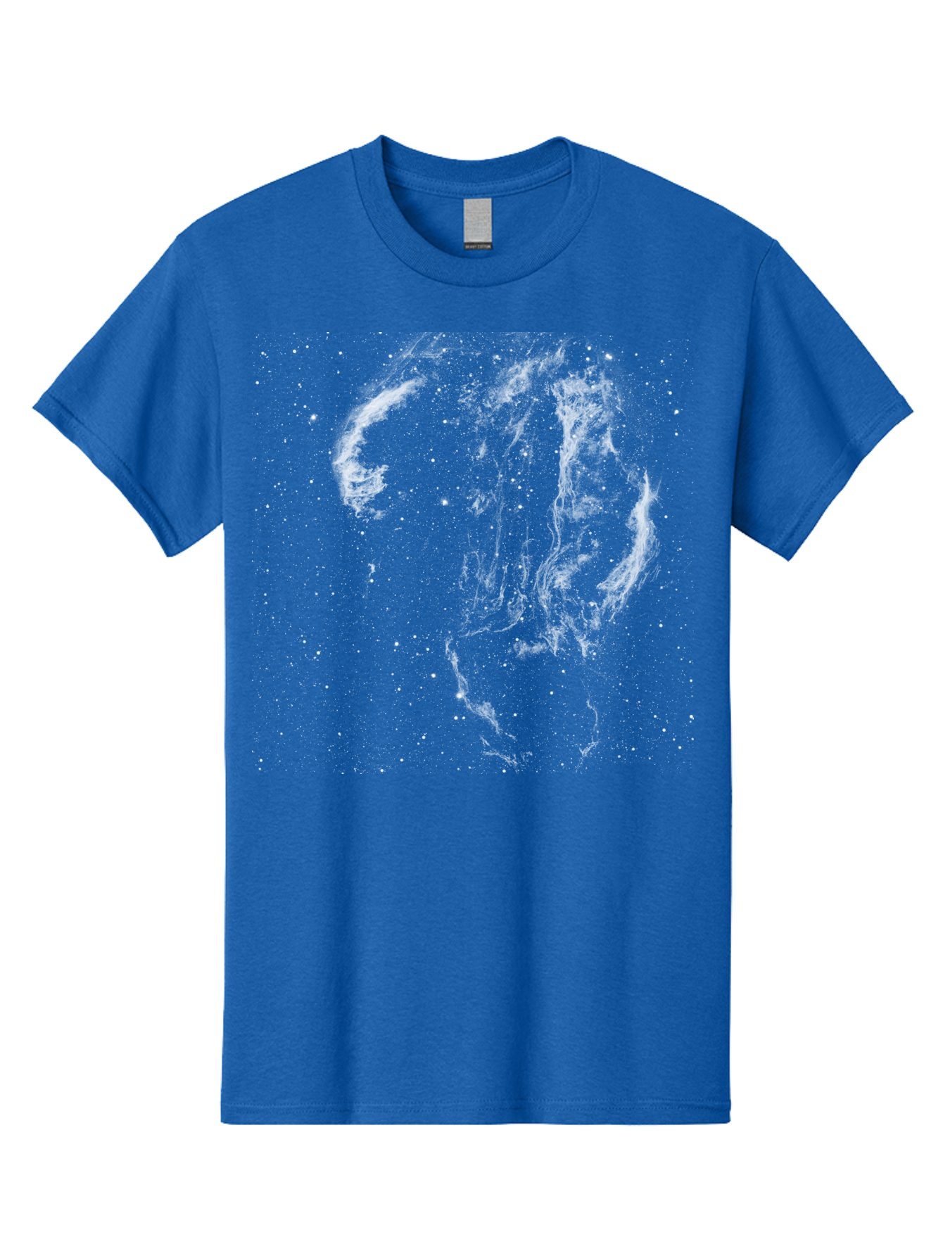 White-Smoke-On-Green Men'S Graphic Tee, 100% Cotton, Comfortable Casual Summer Wear, Machine Washable, Smoke Or Dust Cloud, Abstract Design, White Particles, Dynamic Movement, Textured Effect, Artistic Visualization, Creative Element Aac363 5