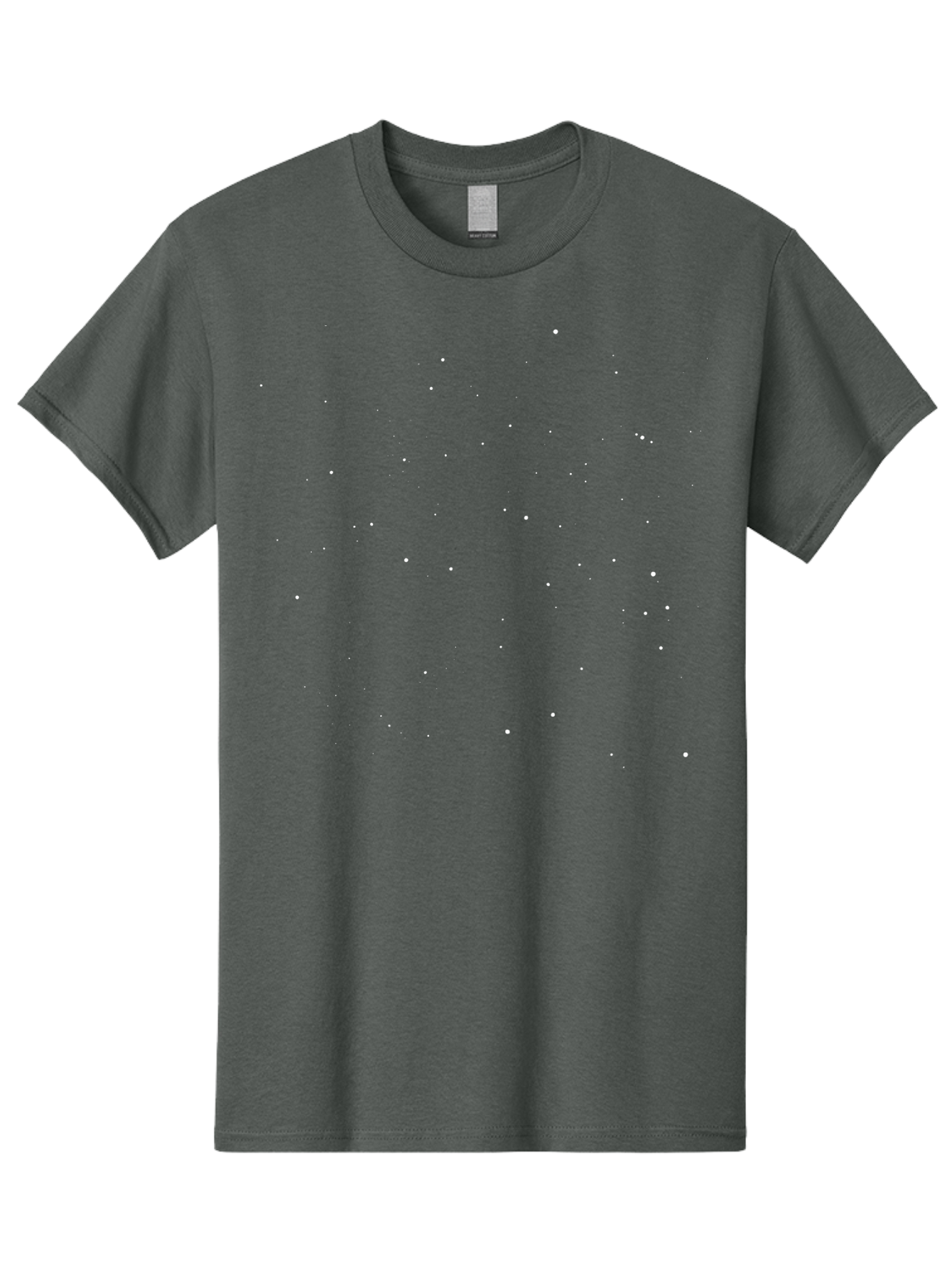 White-Stars Men'S Graphic Tee, 100% Cotton, Comfortable Casual Summer Wear, Machine Washable, Snowflakes Falling, Winter Scene, Festive Atmosphere, White Snow, Delicate Flakes, Snowfall Effect Aac364 15