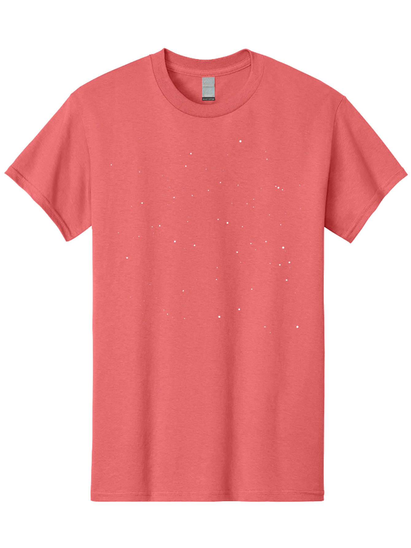White-Stars Men'S Graphic Tee, 100% Cotton, Comfortable Casual Summer Wear, Machine Washable, Snowflakes Falling, Winter Scene, Festive Atmosphere, White Snow, Delicate Flakes, Snowfall Effect Aac364 17