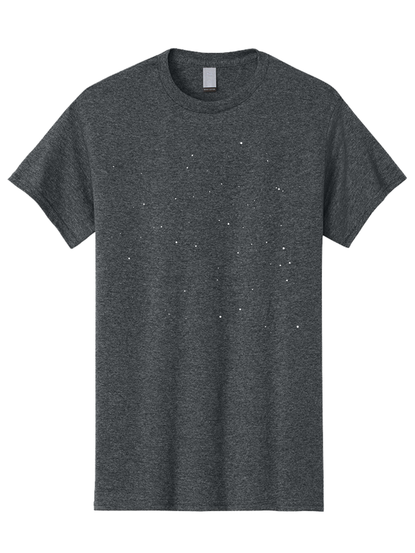 White-Stars Men'S Graphic Tee, 100% Cotton, Comfortable Casual Summer Wear, Machine Washable, Snowflakes Falling, Winter Scene, Festive Atmosphere, White Snow, Delicate Flakes, Snowfall Effect Aac364 27