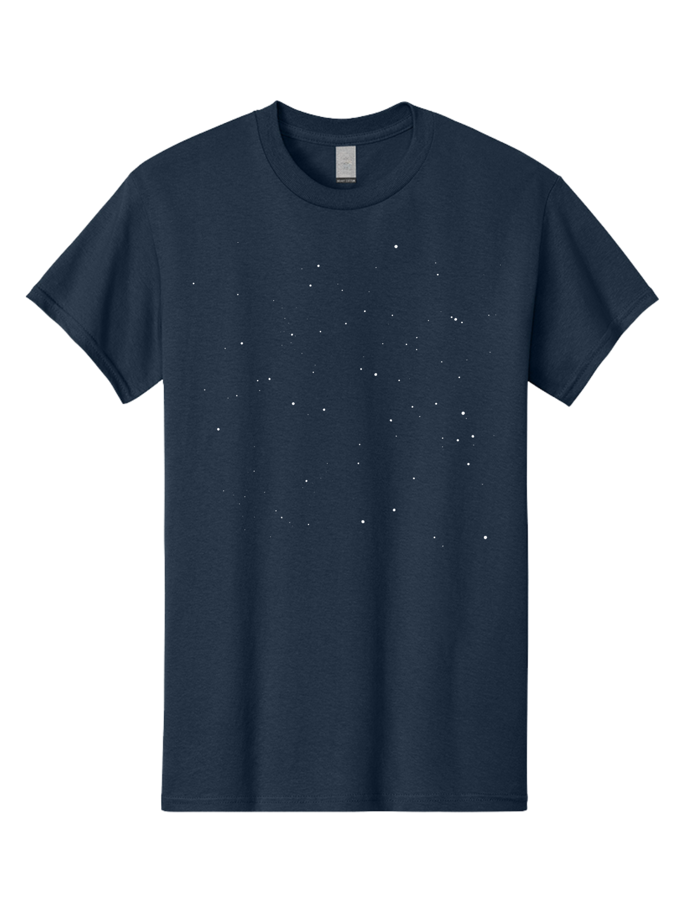 White-Stars Men'S Graphic Tee, 100% Cotton, Comfortable Casual Summer Wear, Machine Washable, Snowflakes Falling, Winter Scene, Festive Atmosphere, White Snow, Delicate Flakes, Snowfall Effect Aac364 19