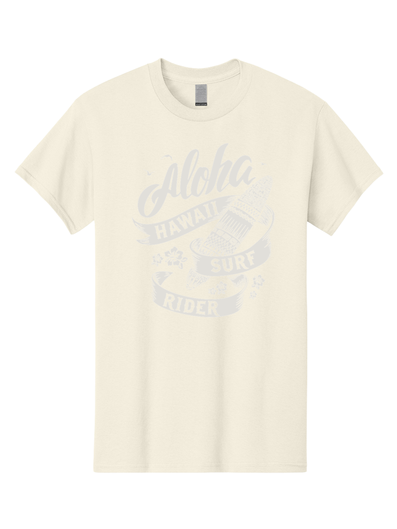 Aloha-Hawaii-Surf-Rider Men'S Graphic Tee, 100% Cotton, Comfortable Casual Summer Wear, Machine Washable, Surfboard Graphic, Hawaii Surf Culture, Aloha Spirit, Surfer Lifestyle, Tropical Vibes, Beachy Keiki, Surfing Adventure, Aac369 7