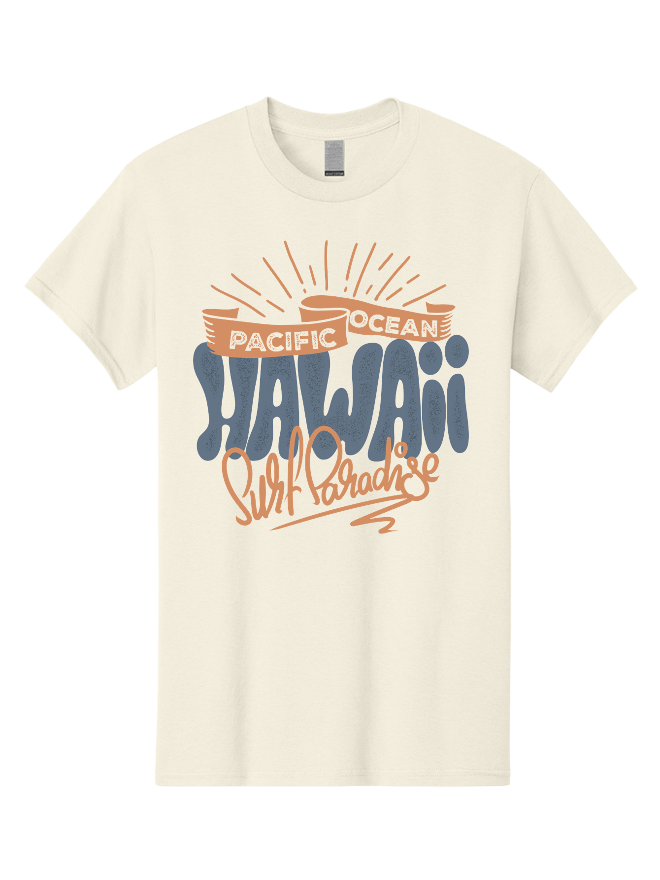 Pacific-Ocean-Wai-Anae-Surf-Paradise Men'S Graphic Tee, 100% Cotton, Comfortable Casual Summer Wear, Machine Washable, Hawaii Vacation, Pacific Ocean, Surf Paradise, Tropical Getaway, Beach Destination, Island Life, Surf Culture Aac371 27