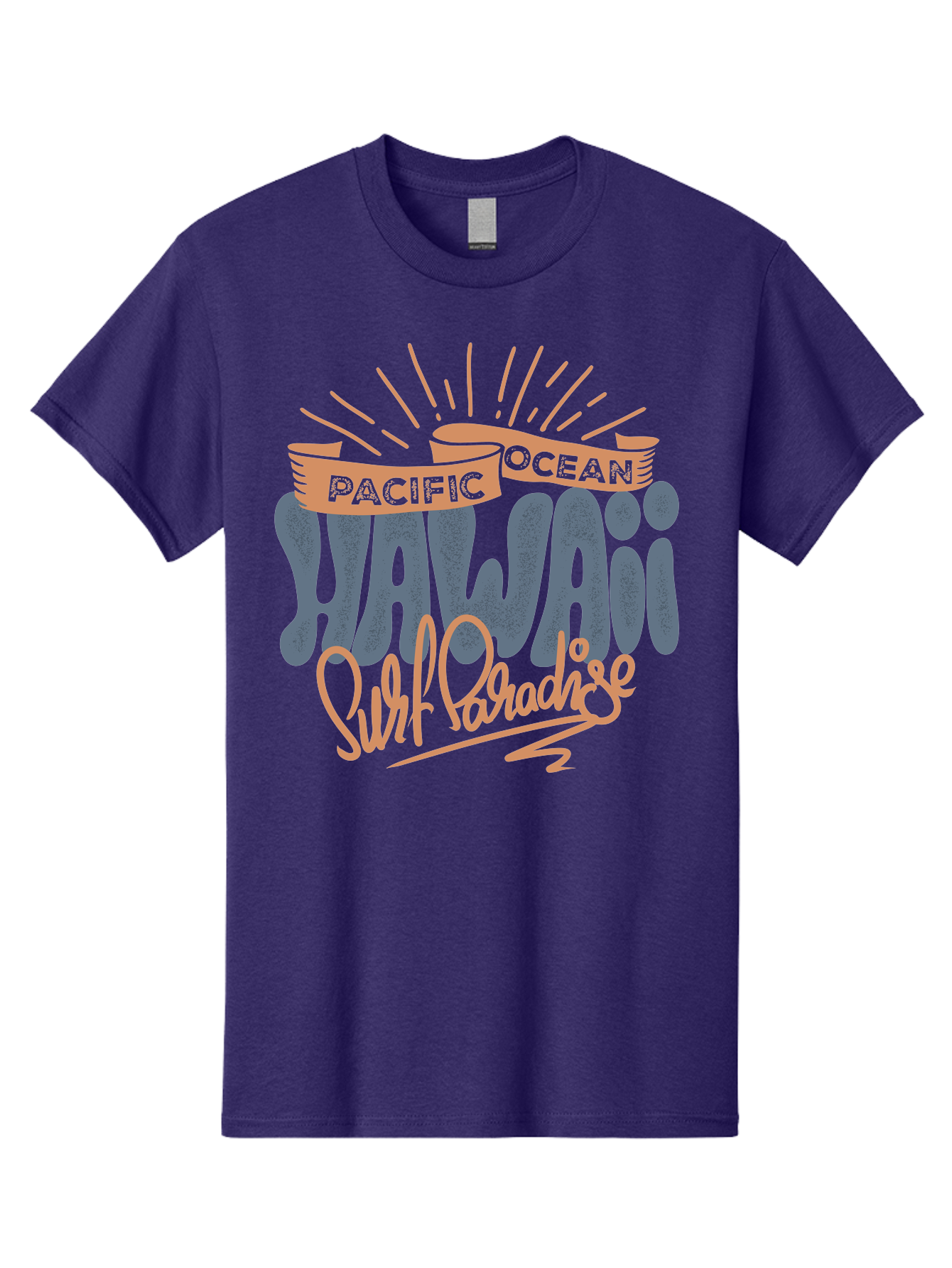 Pacific-Ocean-Wai-Anae-Surf-Paradise Men'S Graphic Tee, 100% Cotton, Comfortable Casual Summer Wear, Machine Washable, Hawaii Vacation, Pacific Ocean, Surf Paradise, Tropical Getaway, Beach Destination, Island Life, Surf Culture Aac371 7