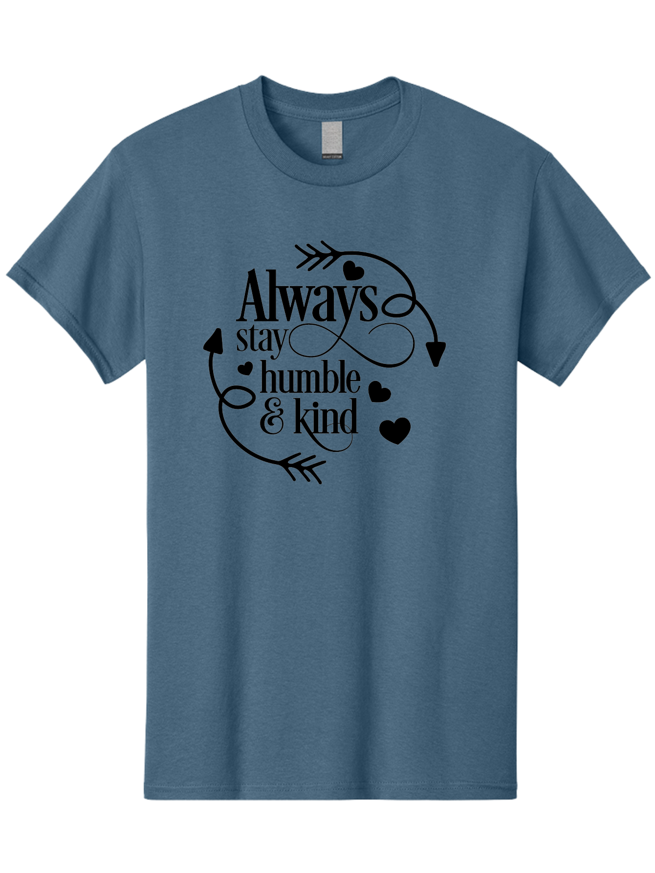 Always-Stay-Humble-Kind Men'S Graphic Tee, 100% Cotton, Comfortable Casual Summer Wear, Machine Washable, Inspirational Quote, Motivational Phrase, Positive Vibes, Kindness Matters, Humble Attitude, Heartwarming Message, Aac468 19