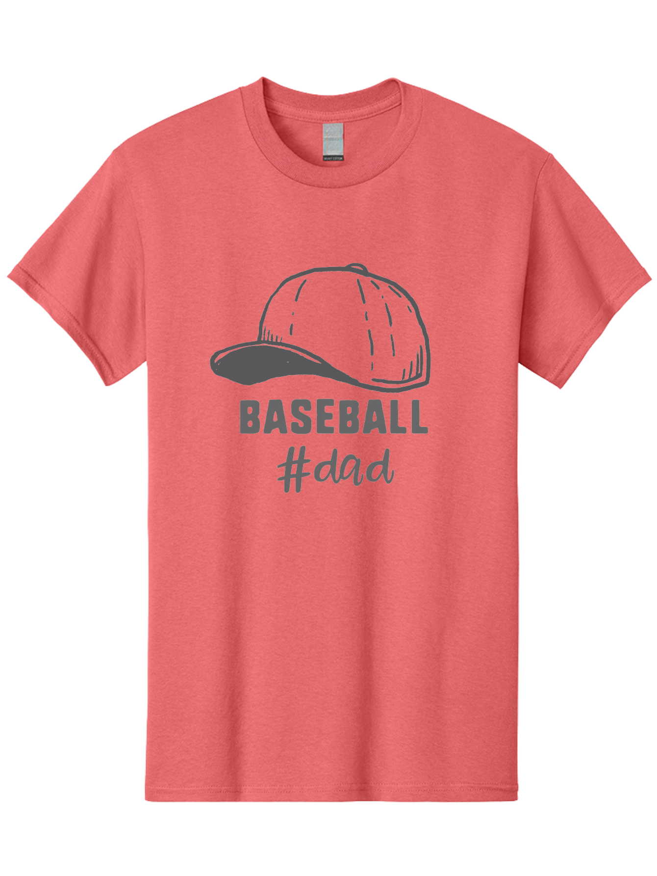 Baseball-Dad Men'S Graphic Tee, 100% Cotton, Comfortable Casual Summer Wear, Machine Washable, Baseball Dad, Baseball Cap, Father'S Day Gift, Dad'S Day Out, Baseball Enthusiast, Sports Dad, Father'S Day Idea, Dad Life, Baseball Love Aac487 11