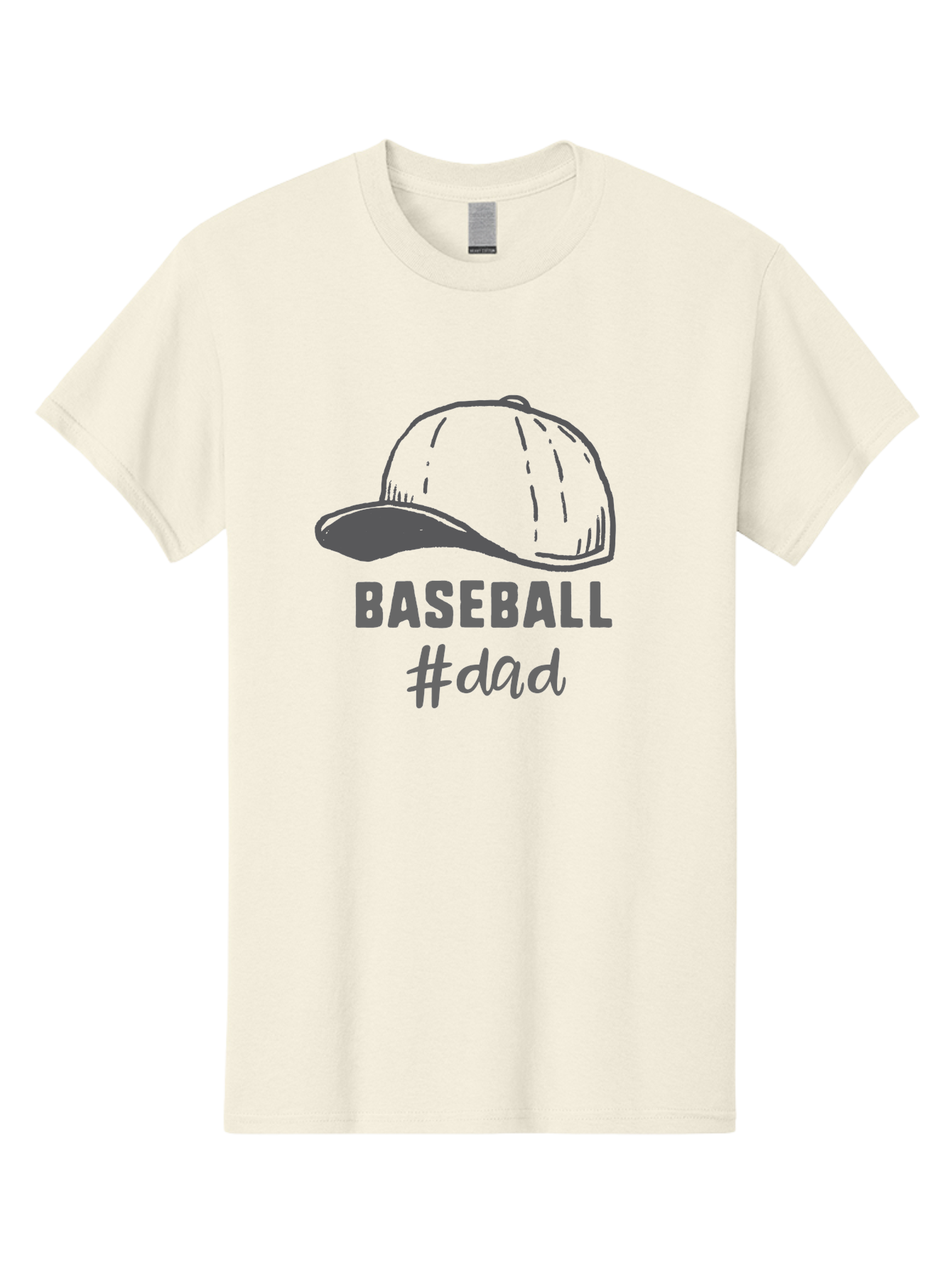 Baseball-Dad Men'S Graphic Tee, 100% Cotton, Comfortable Casual Summer Wear, Machine Washable, Baseball Dad, Baseball Cap, Father'S Day Gift, Dad'S Day Out, Baseball Enthusiast, Sports Dad, Father'S Day Idea, Dad Life, Baseball Love Aac487 17