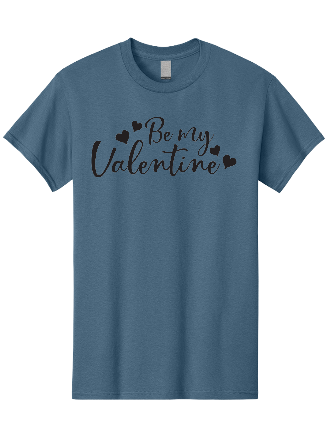 Be-My-Valentine Men'S Graphic Tee, 100% Cotton, Comfortable Casual Summer Wear, Machine Washable, Valentine'S Day Message, Romantic Greeting, Love Hearts, Heart Decoration, Be My Valentine, Valentine'S Day Card, Sweetheart, Love Message, Aac499 23