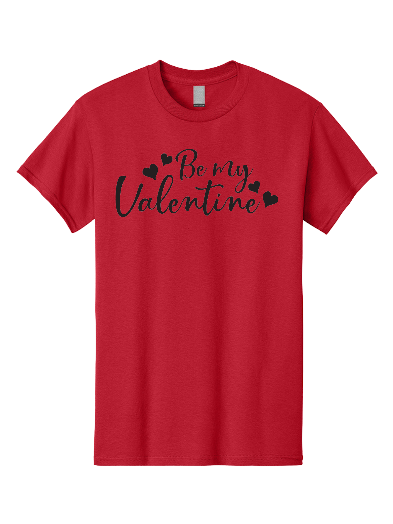 Be-My-Valentine Men'S Graphic Tee, 100% Cotton, Comfortable Casual Summer Wear, Machine Washable, Valentine'S Day Message, Romantic Greeting, Love Hearts, Heart Decoration, Be My Valentine, Valentine'S Day Card, Sweetheart, Love Message, Aac499 25