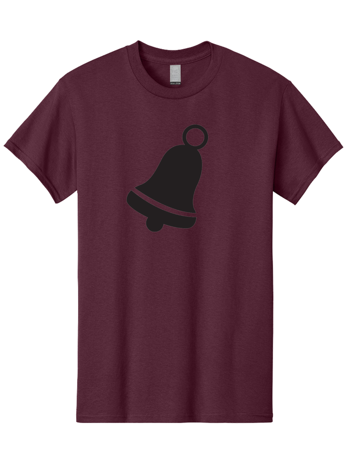 Bell-Icon Men'S Graphic Tee, 100% Cotton, Comfortable Casual Summer Wear, Machine Washable, Notification Symbol, Alert Icon, Reminder Sign, Notification Bell, Message Alert, Bell Notification, Social Media Notification, App Notification Aac509 7