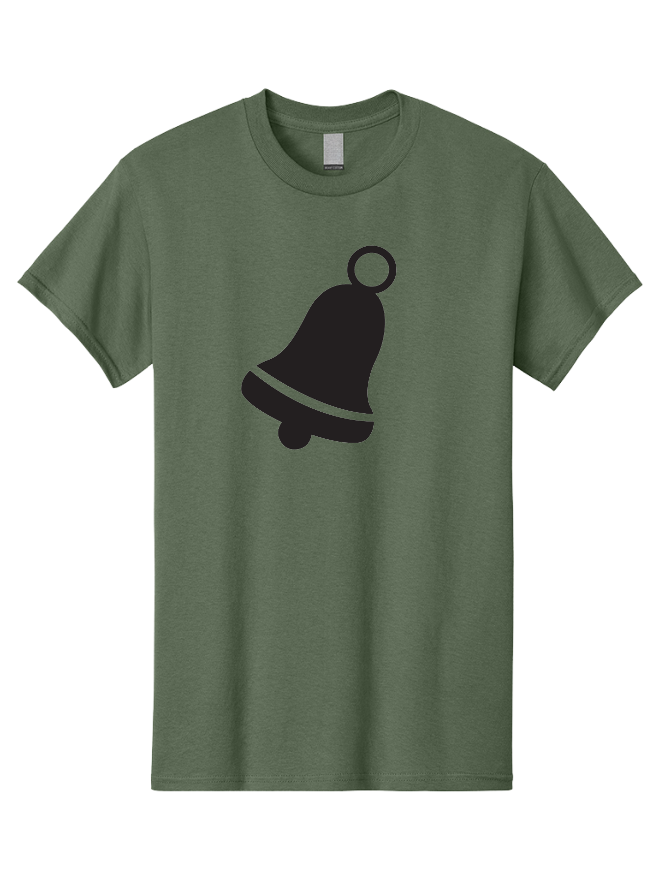 Bell-Icon Men'S Graphic Tee, 100% Cotton, Comfortable Casual Summer Wear, Machine Washable, Notification Symbol, Alert Icon, Reminder Sign, Notification Bell, Message Alert, Bell Notification, Social Media Notification, App Notification Aac509 3