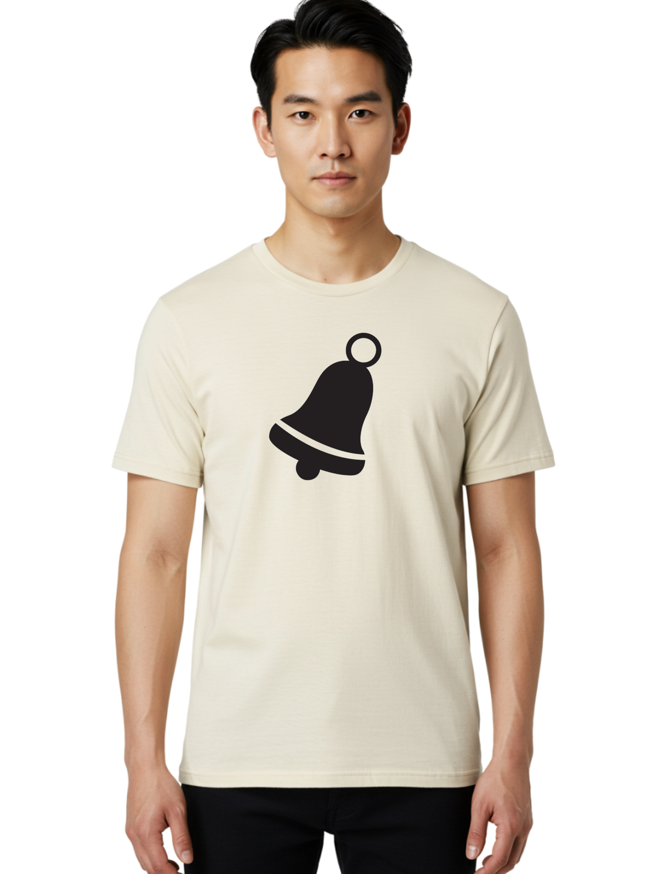 Bell-Icon Men'S Graphic Tee, 100% Cotton, Comfortable Casual Summer Wear, Machine Washable, Notification Symbol, Alert Icon, Reminder Sign, Notification Bell, Message Alert, Bell Notification, Social Media Notification, App Notification Aac509 22