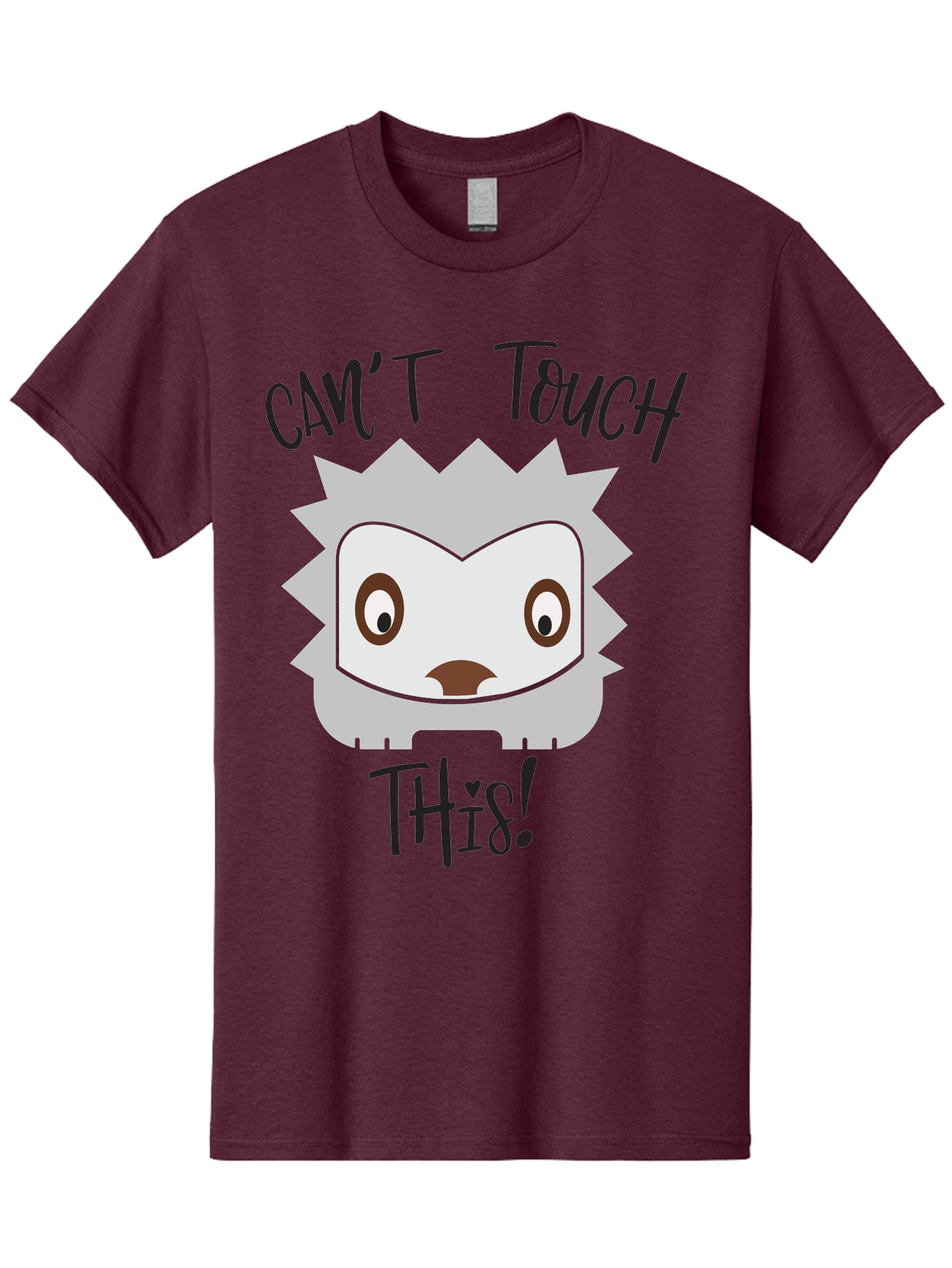 Can-T-Touch-This-Hedgehog Men'S Graphic Tee, 100% Cotton, Comfortable Casual Summer Wear, Machine Washable, Funny Hedgehog, Cartoon Character, Cute Animal, Humorous Illustration, Playful Design, Prickly Creature, Can'T Touch This Aac564 5