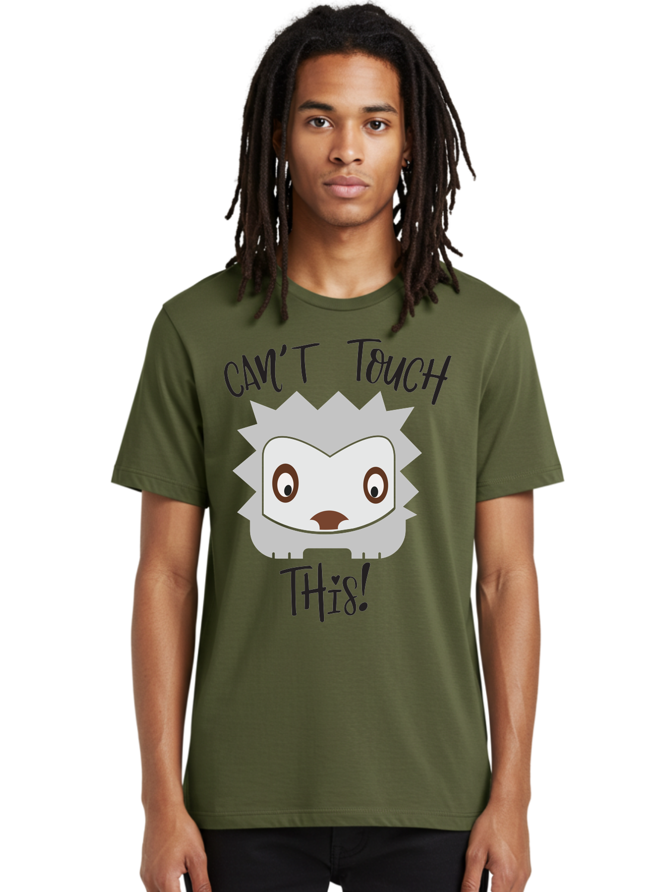 Can-T-Touch-This-Hedgehog Men'S Graphic Tee, 100% Cotton, Comfortable Casual Summer Wear, Machine Washable, Funny Hedgehog, Cartoon Character, Cute Animal, Humorous Illustration, Playful Design, Prickly Creature, Can'T Touch This Aac564 16