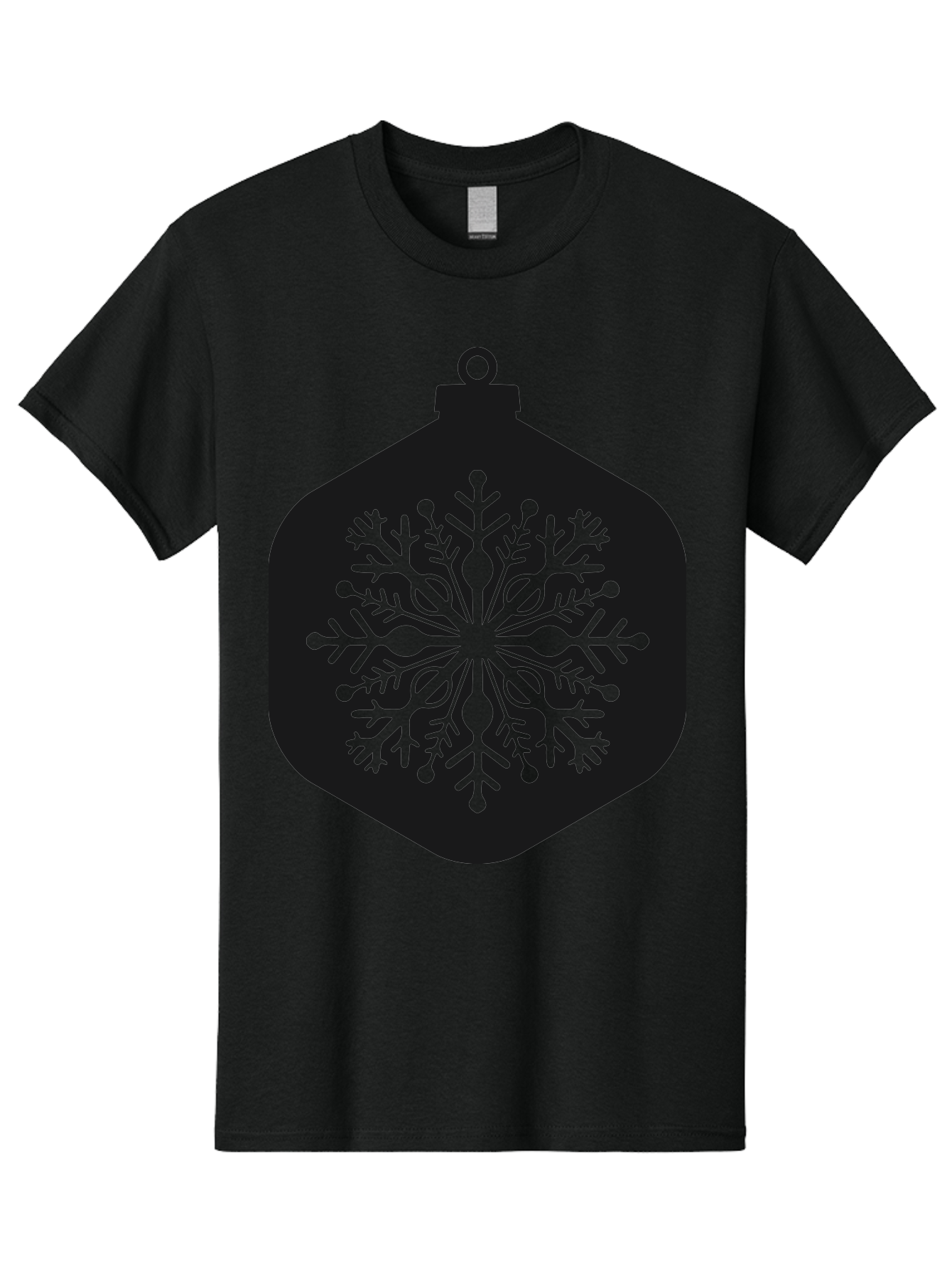 Christmas-Ornament-Snowflake Men'S Graphic Tee, 100% Cotton, Comfortable Casual Summer Wear, Machine Washable, Christmas Ornament, Snowflake Design, Festive Decor, Holiday Symbol, Winter Wonderland, Seasonal Charm, Elegant Pattern, Aac583 25