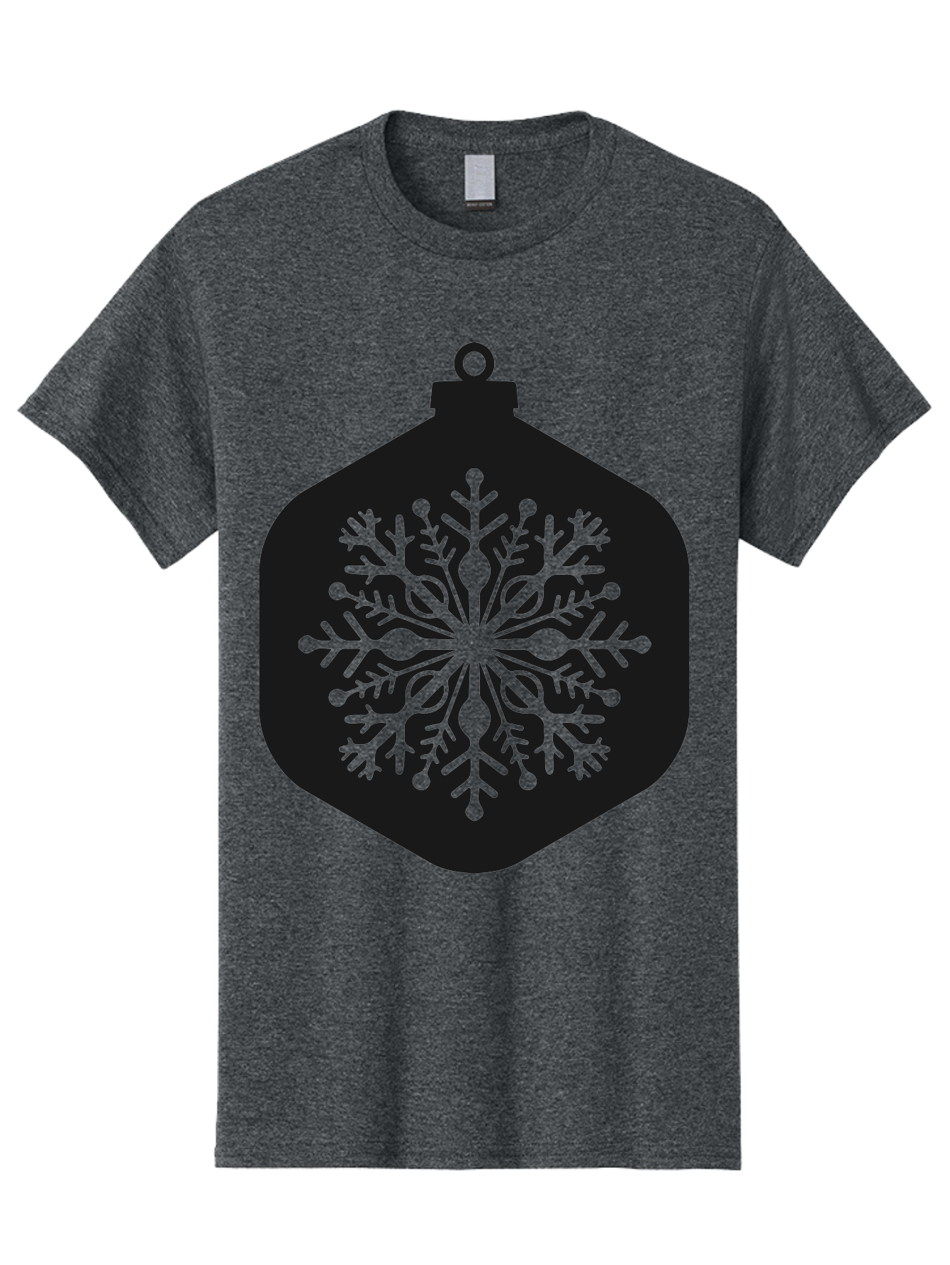 Christmas-Ornament-Snowflake Men'S Graphic Tee, 100% Cotton, Comfortable Casual Summer Wear, Machine Washable, Christmas Ornament, Snowflake Design, Festive Decor, Holiday Symbol, Winter Wonderland, Seasonal Charm, Elegant Pattern, Aac583 17