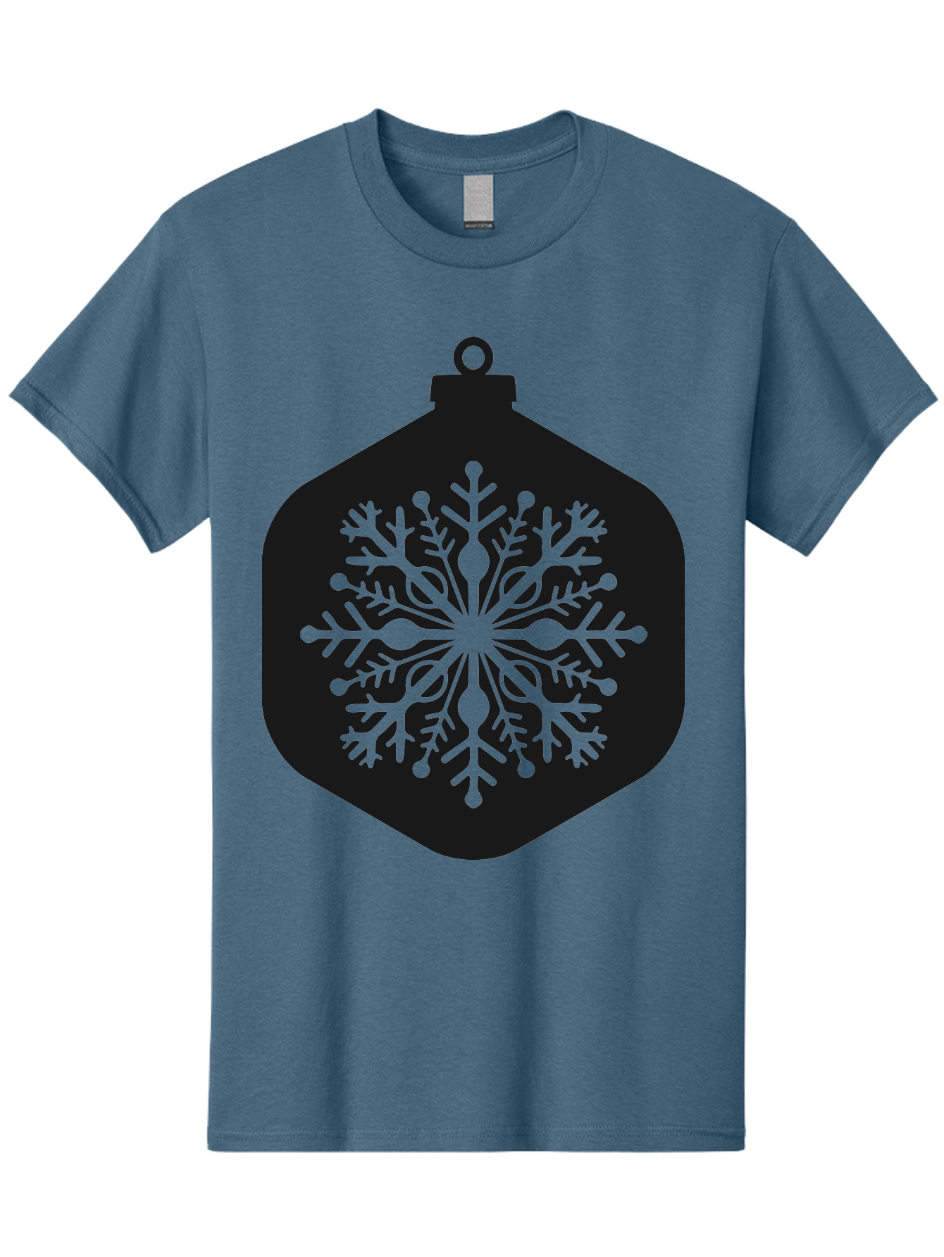 Christmas-Ornament-Snowflake Men'S Graphic Tee, 100% Cotton, Comfortable Casual Summer Wear, Machine Washable, Christmas Ornament, Snowflake Design, Festive Decor, Holiday Symbol, Winter Wonderland, Seasonal Charm, Elegant Pattern, Aac583 21