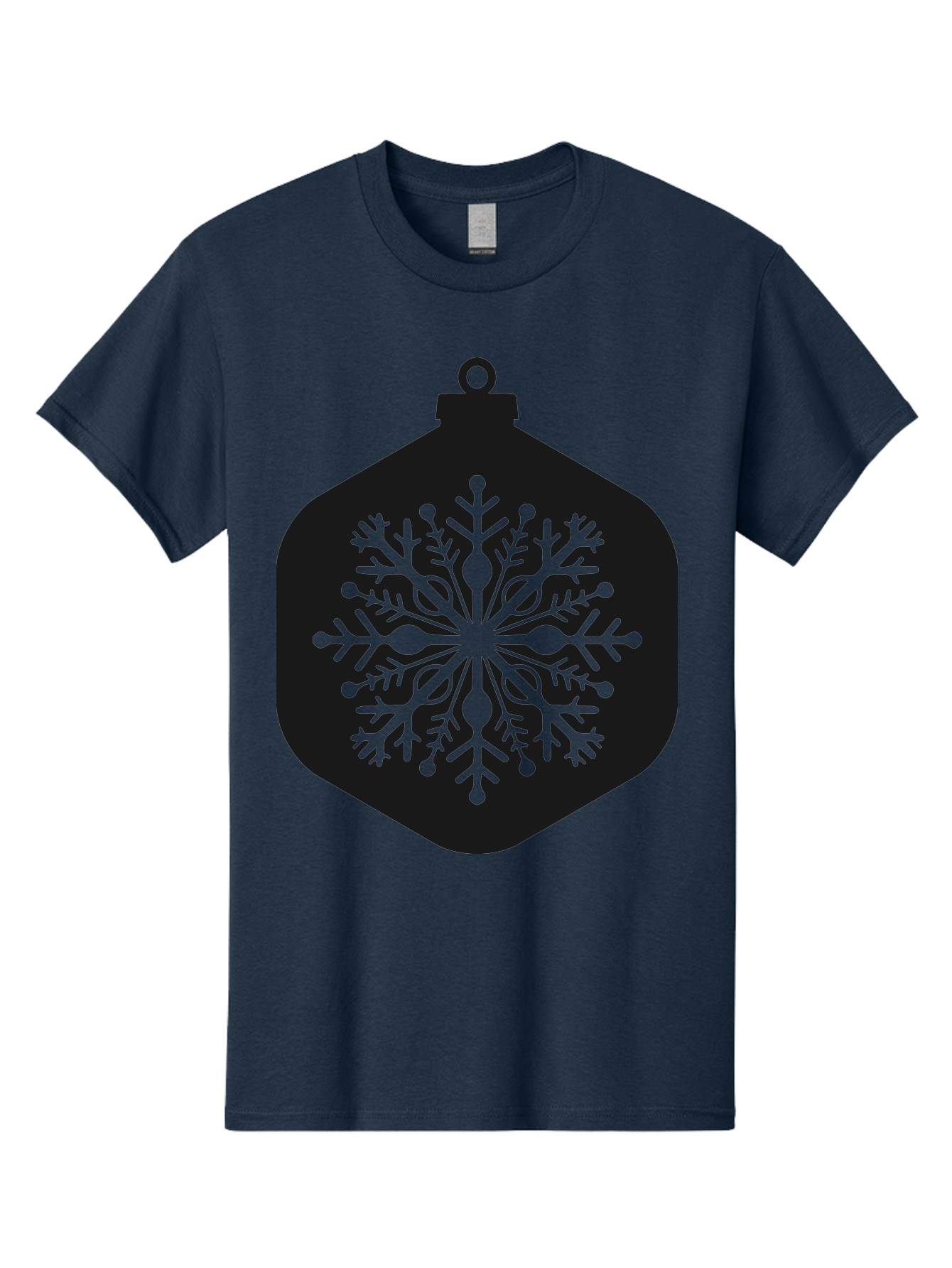 Christmas-Ornament-Snowflake Men'S Graphic Tee, 100% Cotton, Comfortable Casual Summer Wear, Machine Washable, Christmas Ornament, Snowflake Design, Festive Decor, Holiday Symbol, Winter Wonderland, Seasonal Charm, Elegant Pattern, Aac583 19