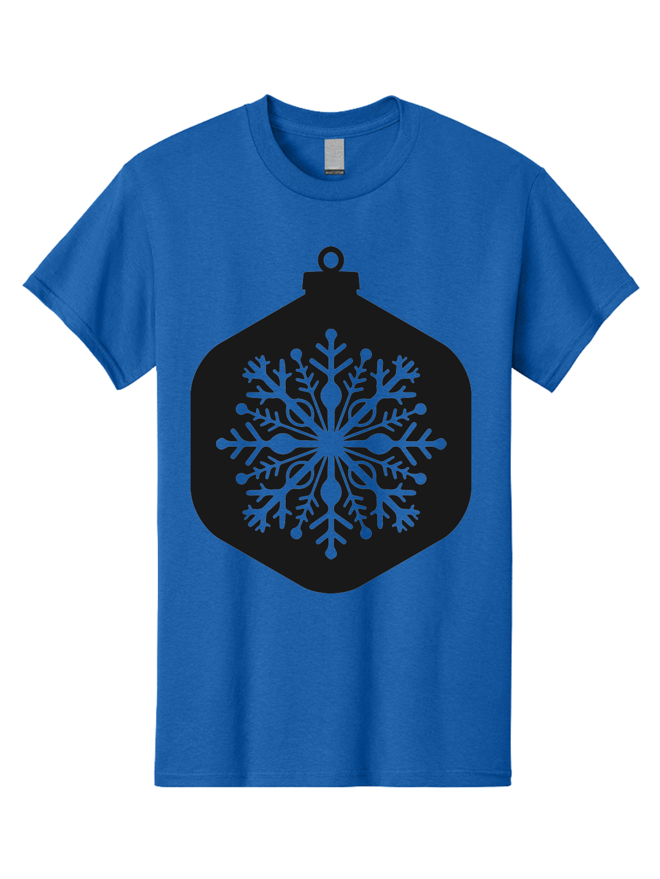 Christmas-Ornament-Snowflake Men'S Graphic Tee, 100% Cotton, Comfortable Casual Summer Wear, Machine Washable, Christmas Ornament, Snowflake Design, Festive Decor, Holiday Symbol, Winter Wonderland, Seasonal Charm, Elegant Pattern, Aac583 11