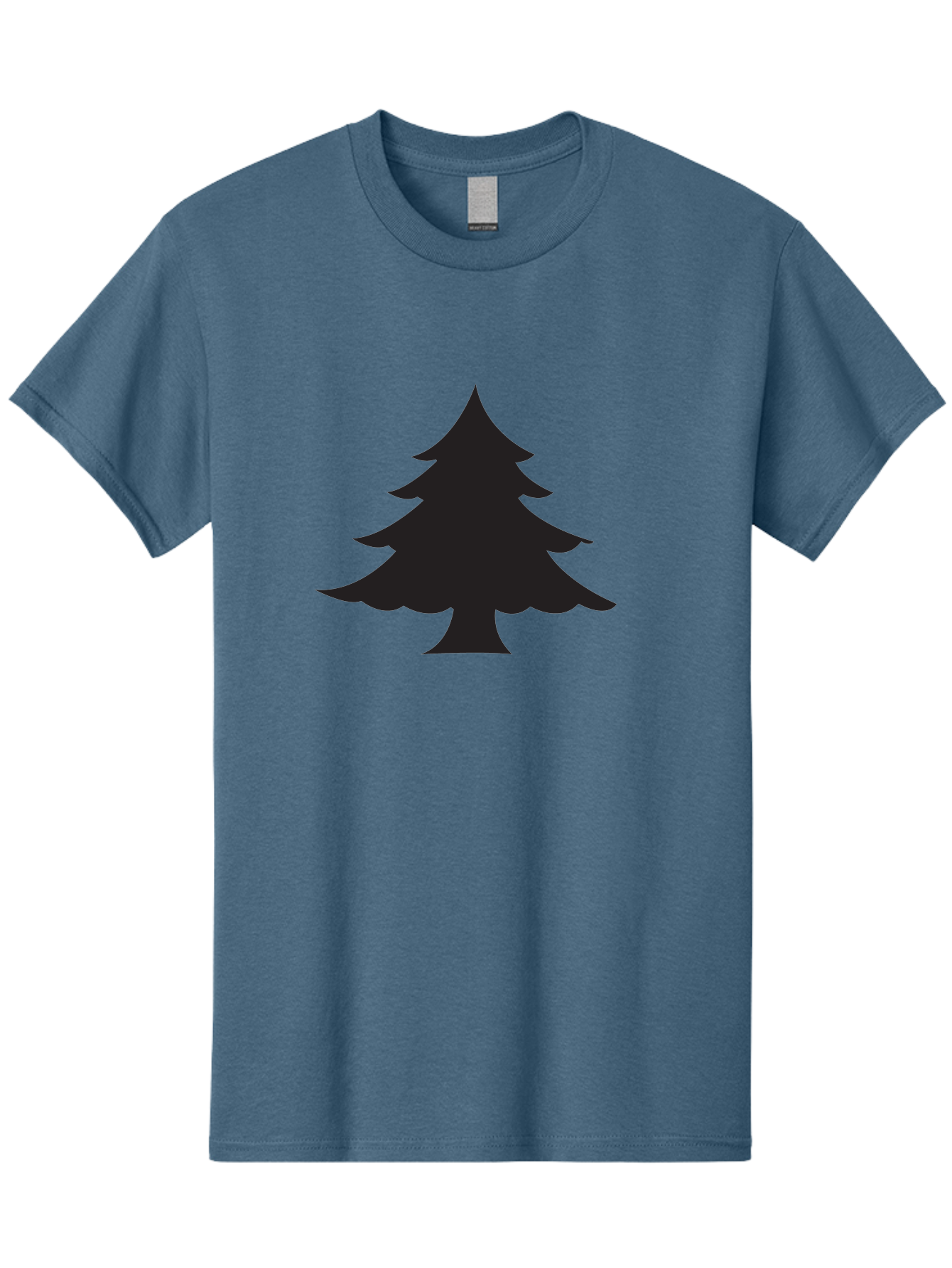 Christmas-Tree-2 Men'S Graphic Tee, 100% Cotton, Comfortable Casual Summer Wear, Machine Washable, Evergreen Tree, Pine Tree Silhouette, Simple Graphics, Minimalist Design, Nature Icon, Outdoor Symbol, Forest Representation, Tree Illustration Aac589 21