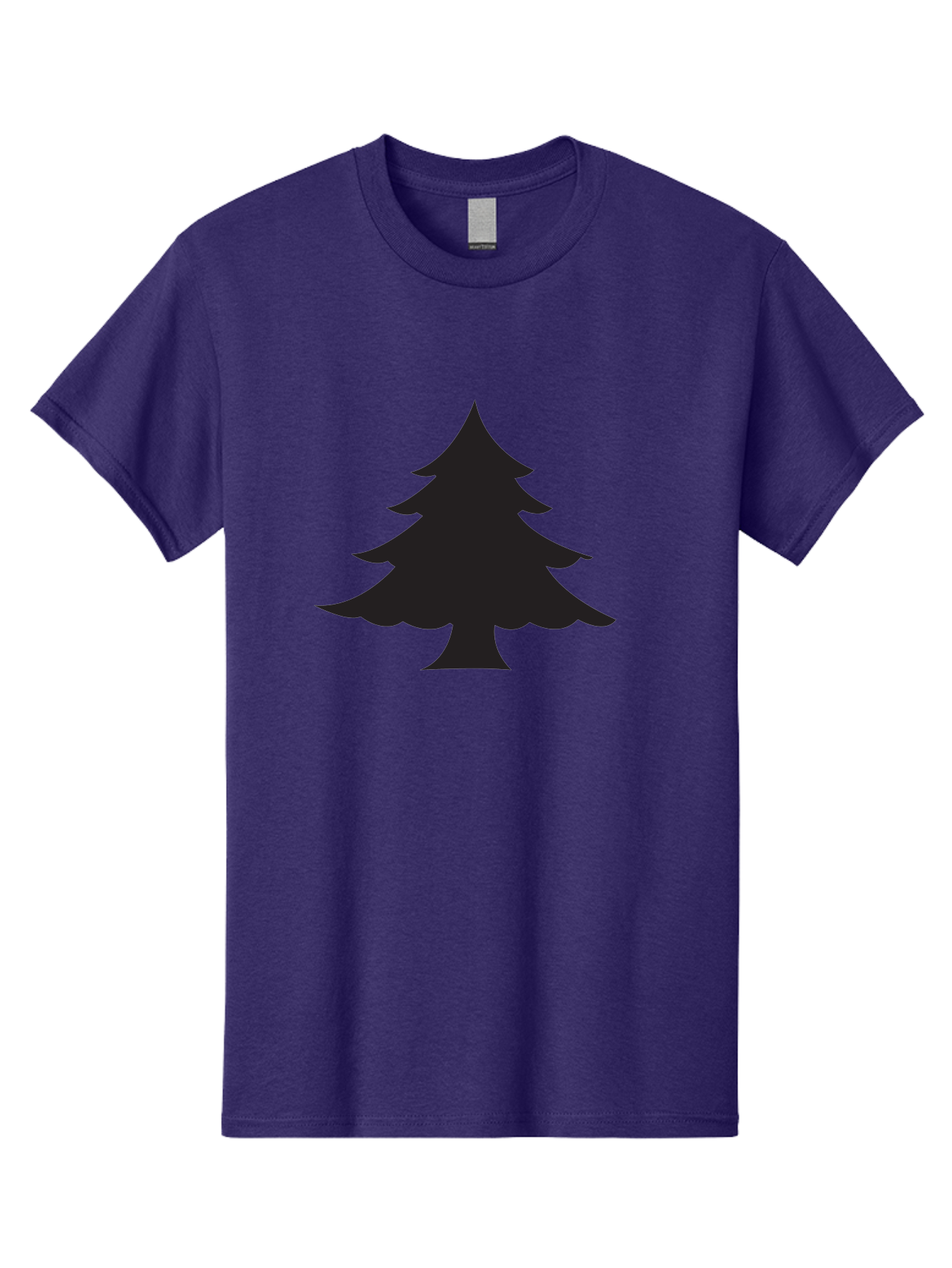 Christmas-Tree-2 Men'S Graphic Tee, 100% Cotton, Comfortable Casual Summer Wear, Machine Washable, Evergreen Tree, Pine Tree Silhouette, Simple Graphics, Minimalist Design, Nature Icon, Outdoor Symbol, Forest Representation, Tree Illustration Aac589 7