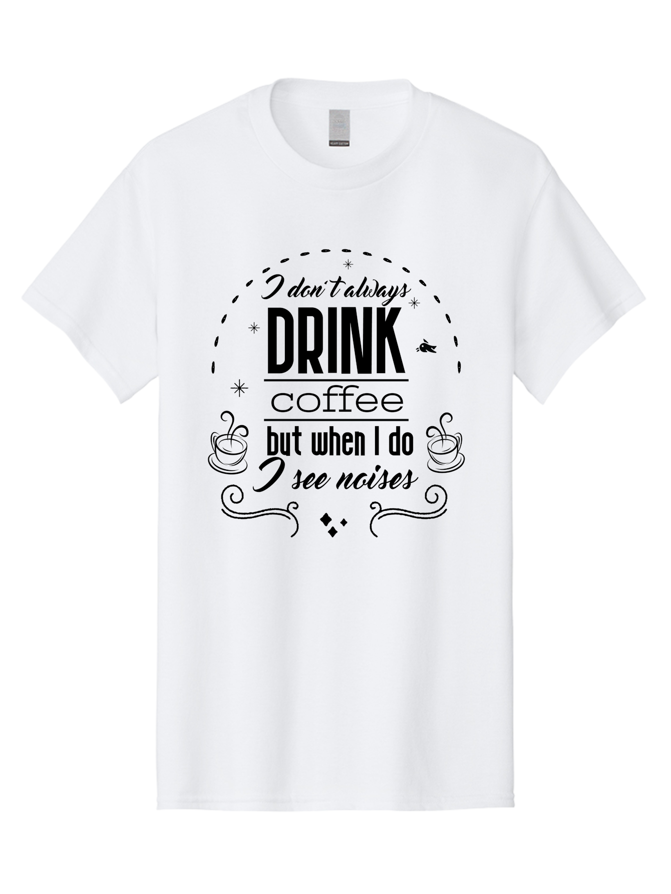 Coffee-Quote Men'S Graphic Tee, 100% Cotton, Comfortable Casual Summer Wear, Machine Washable, Funny Coffee Quote, Coffee Humor, Drink Coffee, Coffee Lover, Coffee Addict, Coffee Quotes, Humorous Sayings, Witty Phrases Aac604 11