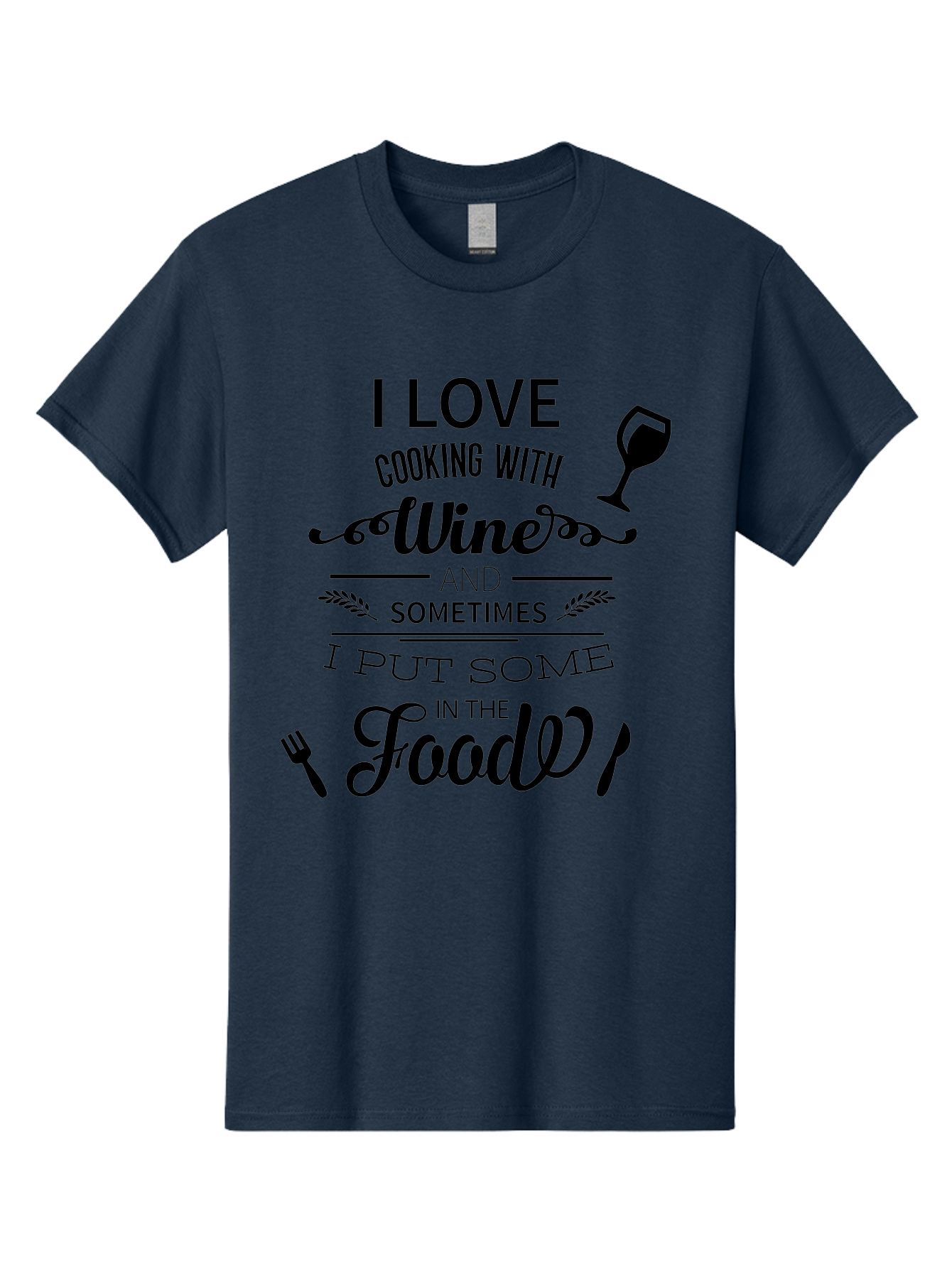 Cooking-With-Wine Men'S Graphic Tee, 100% Cotton, Comfortable Casual Summer Wear, Machine Washable, Cooking With Wine, Wine Quote, Funny Kitchen Humor, Wine Lover Gift, Culinary Arts, Kitchen Decor Inspiration, Chef'S Wit Aac608 7