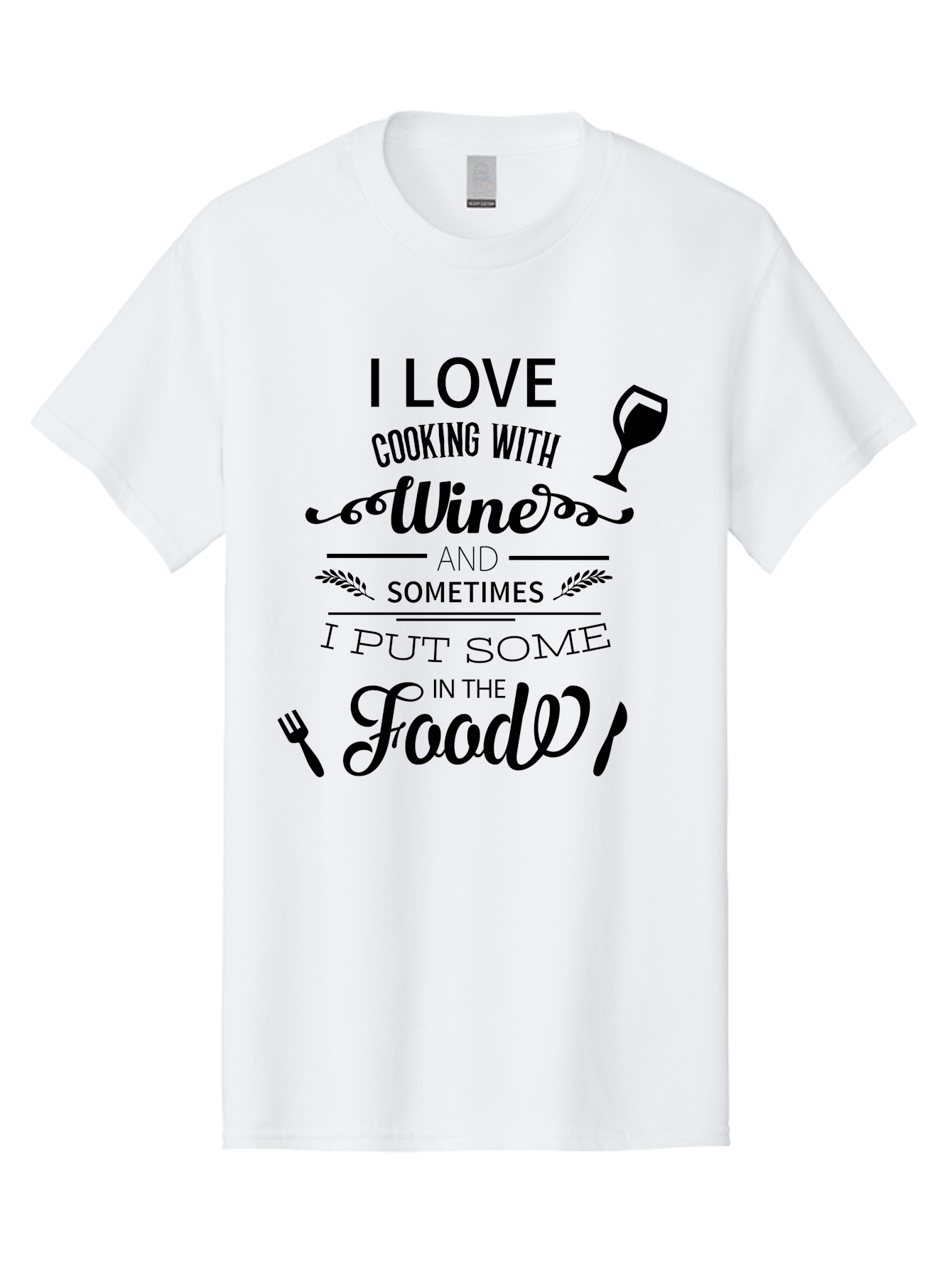 Cooking-With-Wine Men'S Graphic Tee, 100% Cotton, Comfortable Casual Summer Wear, Machine Washable, Cooking With Wine, Wine Quote, Funny Kitchen Humor, Wine Lover Gift, Culinary Arts, Kitchen Decor Inspiration, Chef'S Wit Aac608 11