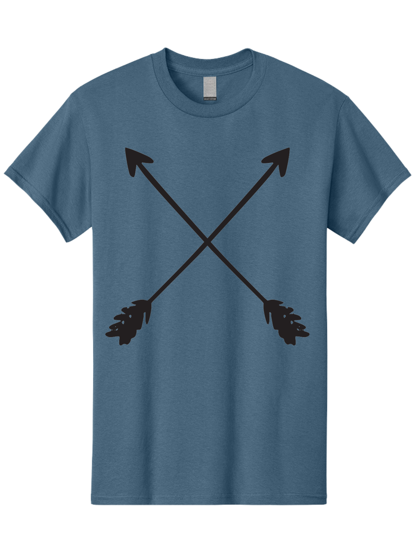 Crossed-Arrows Men'S Graphic Tee, 100% Cotton, Comfortable Casual Summer Wear, Machine Washable, Crossed Arrows, Arrow Symbol, Bold Graphics, Graphic Design Elements, Minimalist Art, Symbol Design, Vector Graphics Aac617 27