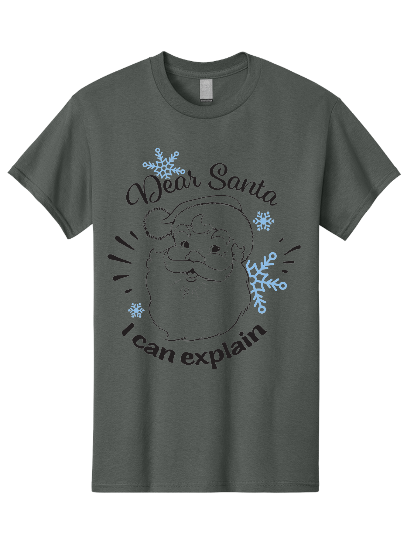 Dear-Santa-I-Can-Explain-1 Men'S Graphic Tee, 100% Cotton, Comfortable Casual Summer Wear, Machine Washable, Santa Claus Illustration, Christmas Humor, Festive Design, Holiday Joke, Naughty List, Xmas Gift, Funny Quote, Jolly Old Elf Aac629 15